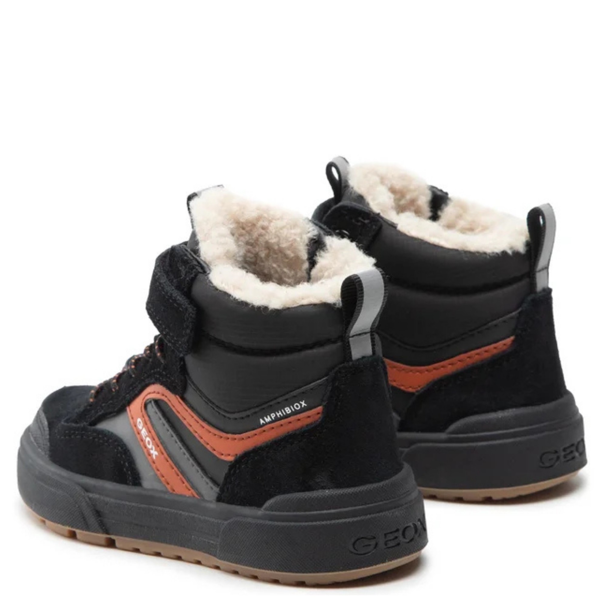 GEOX Aulinukai berniukams, Juoda, WEEMBLE ABX BOOTIES 3