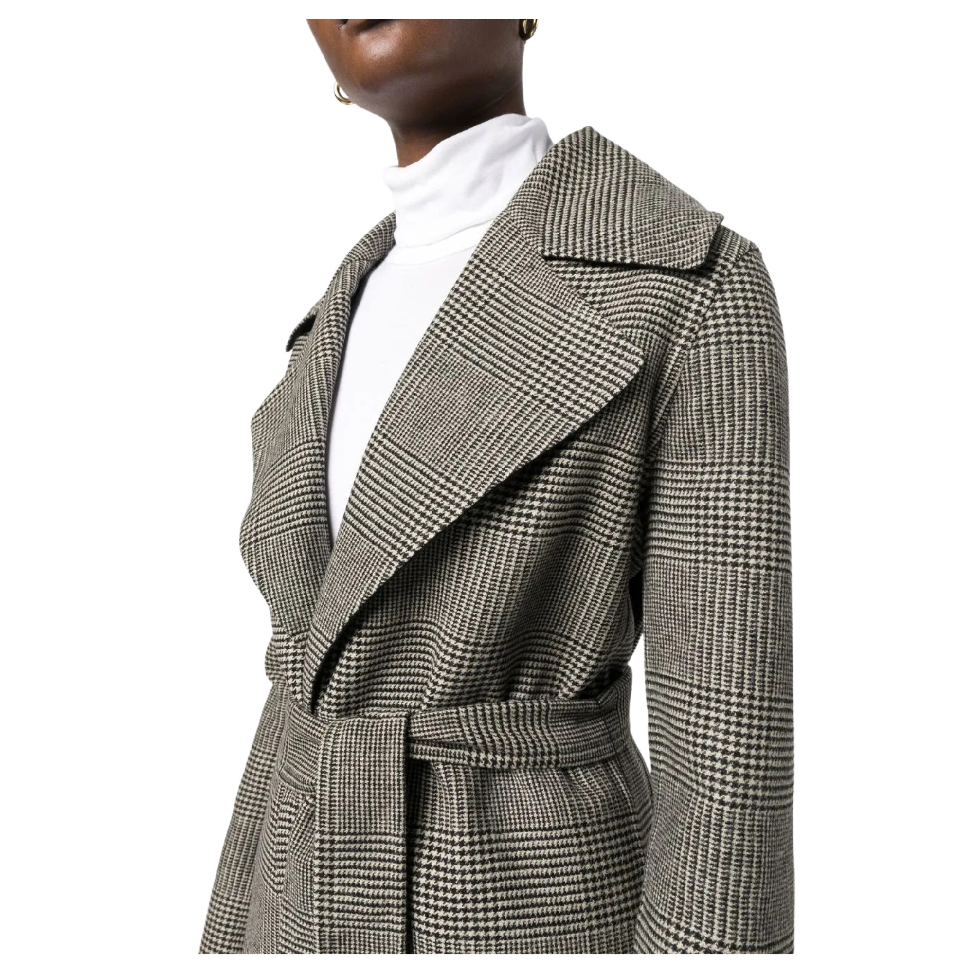 RALPH LAUREN Paltas moterims, Juoda, Cameo coat 4