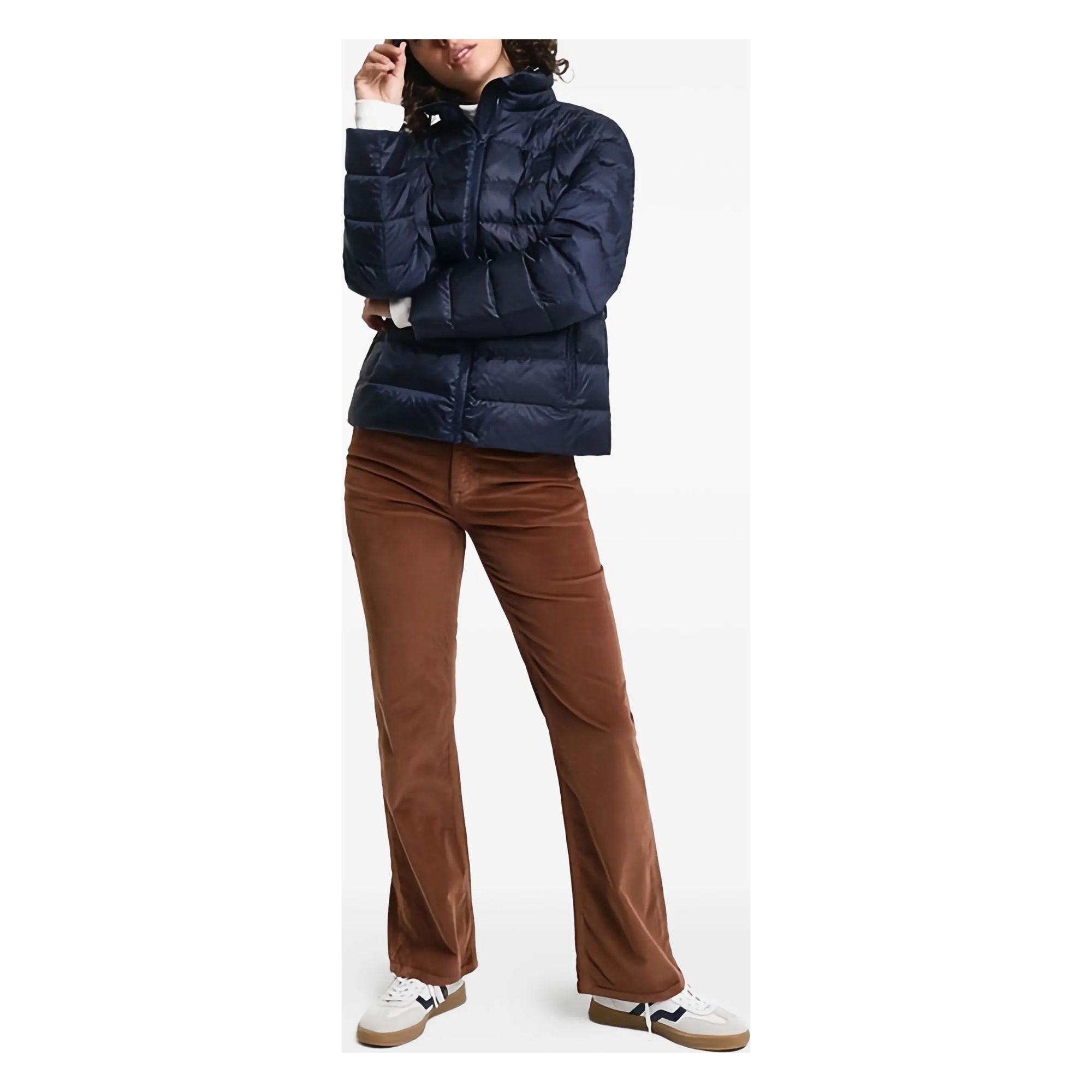 GANT Striukė moterims, Mėlyna, Light down logo jacket 2