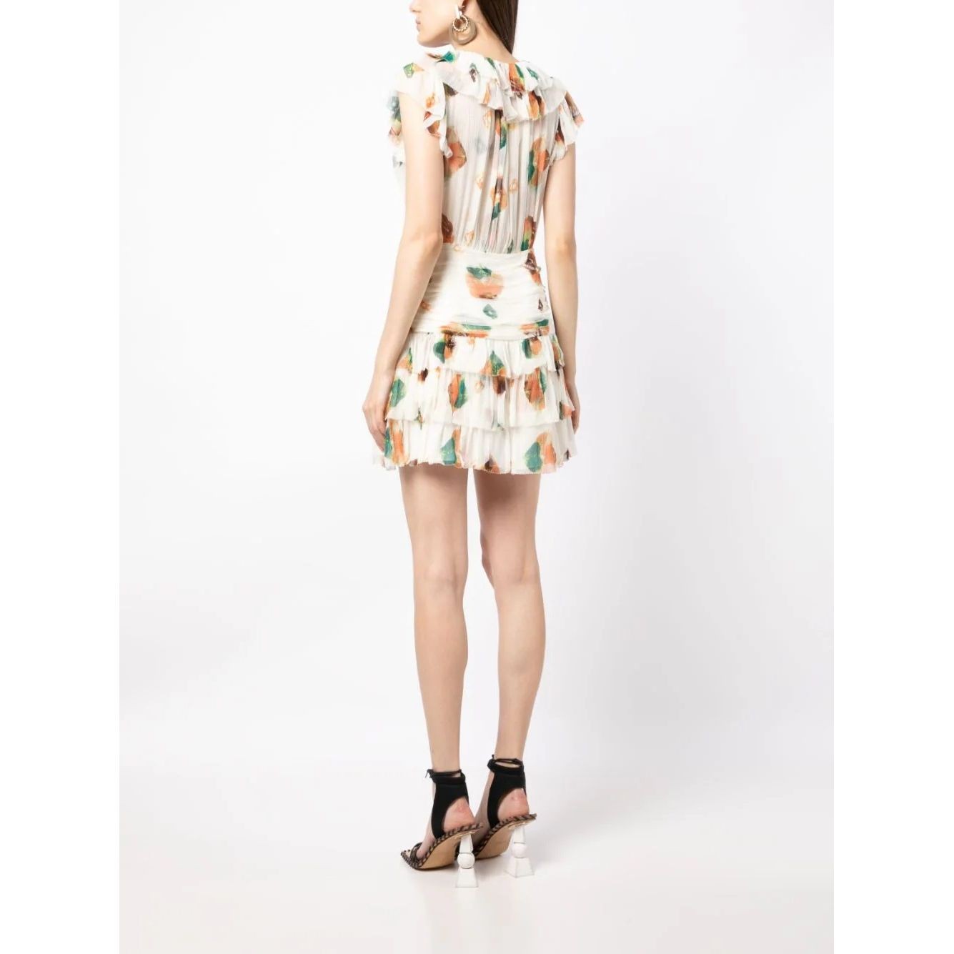 ULLA JOHNSON Mini suknelė moterims, Balta, Zina Dress 3
