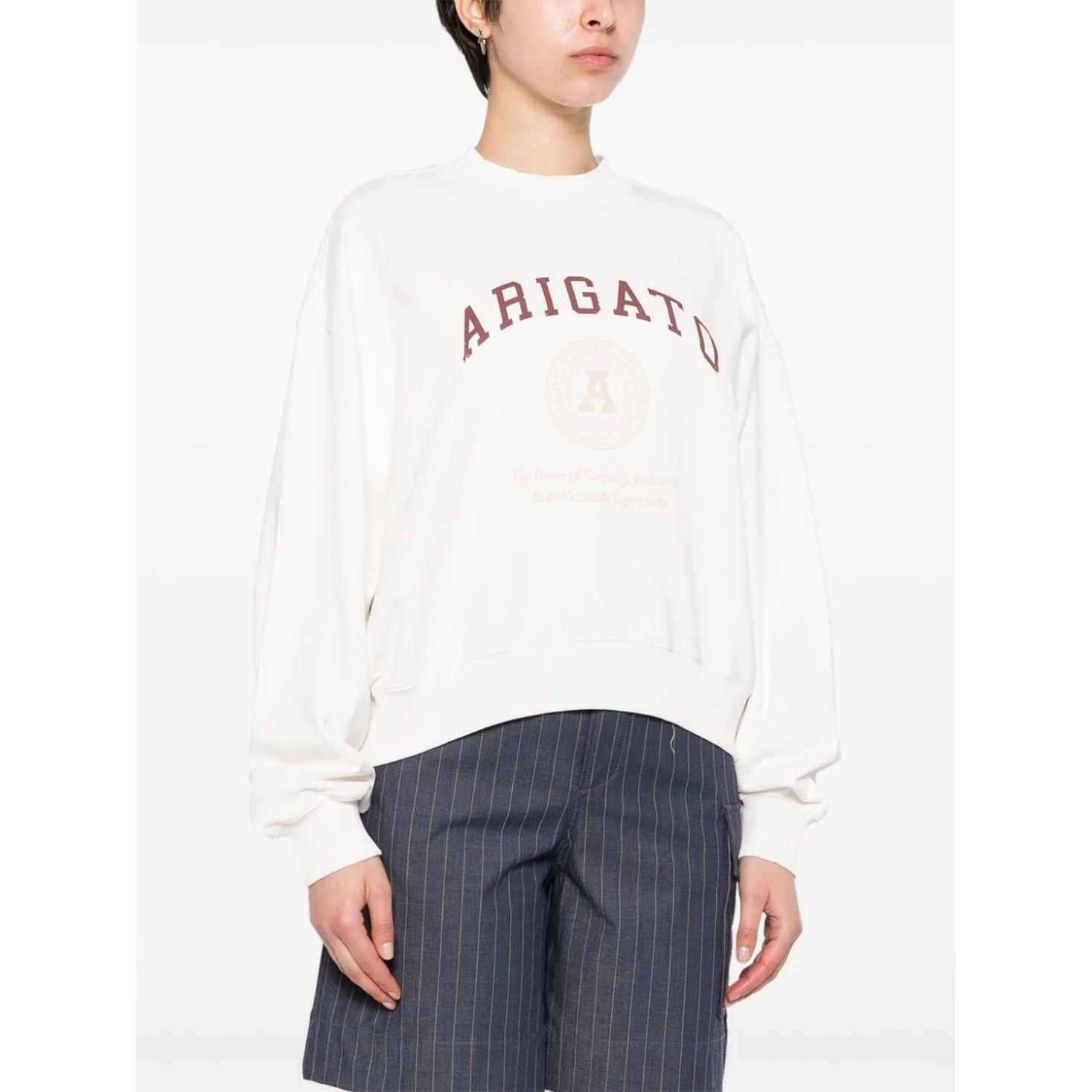 AXEL ARIGATO Sportinis nertinis moterims, Balta, Arigato university sweatshirt 2