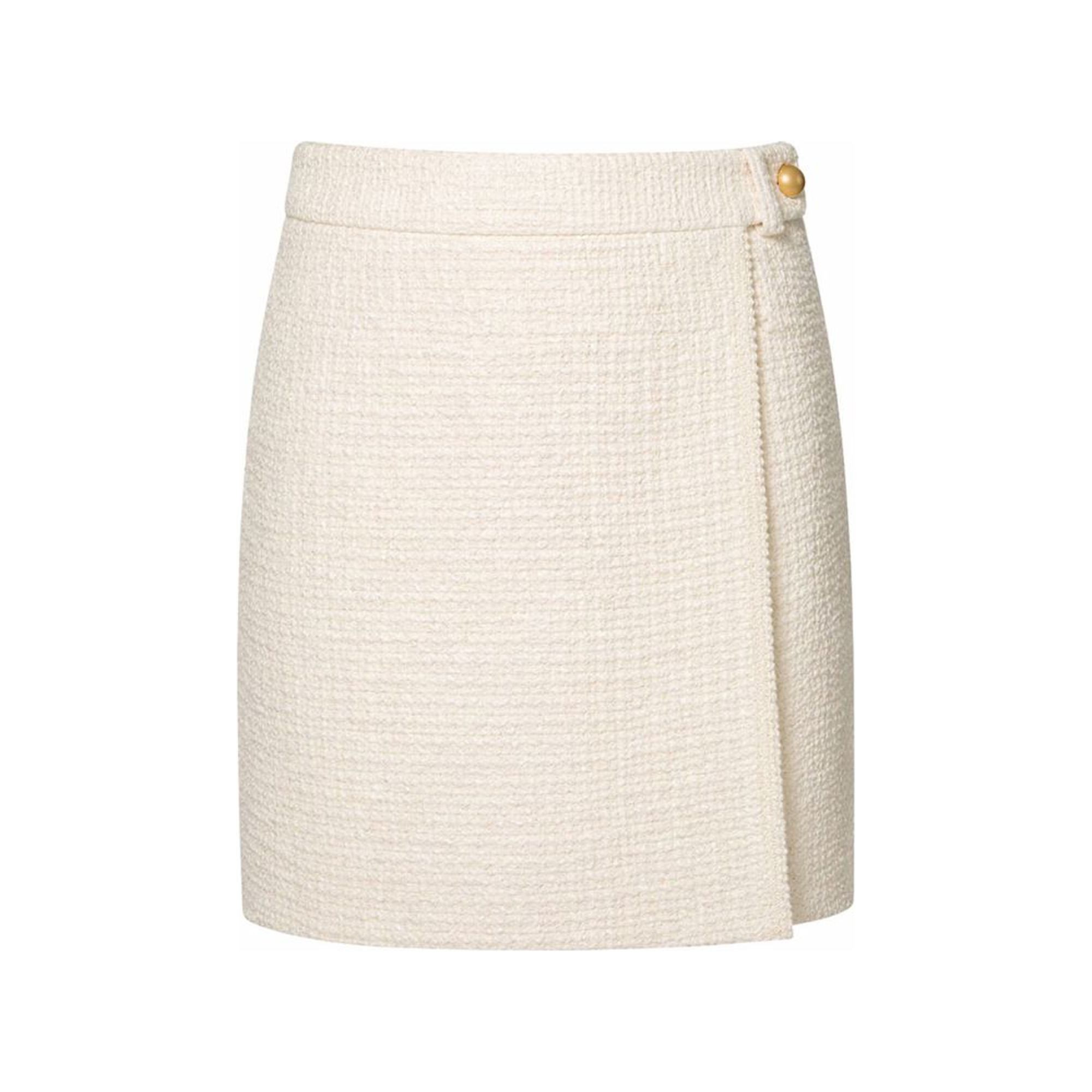 ANDIATA Midi sijonas moterims, Balta, Skirt