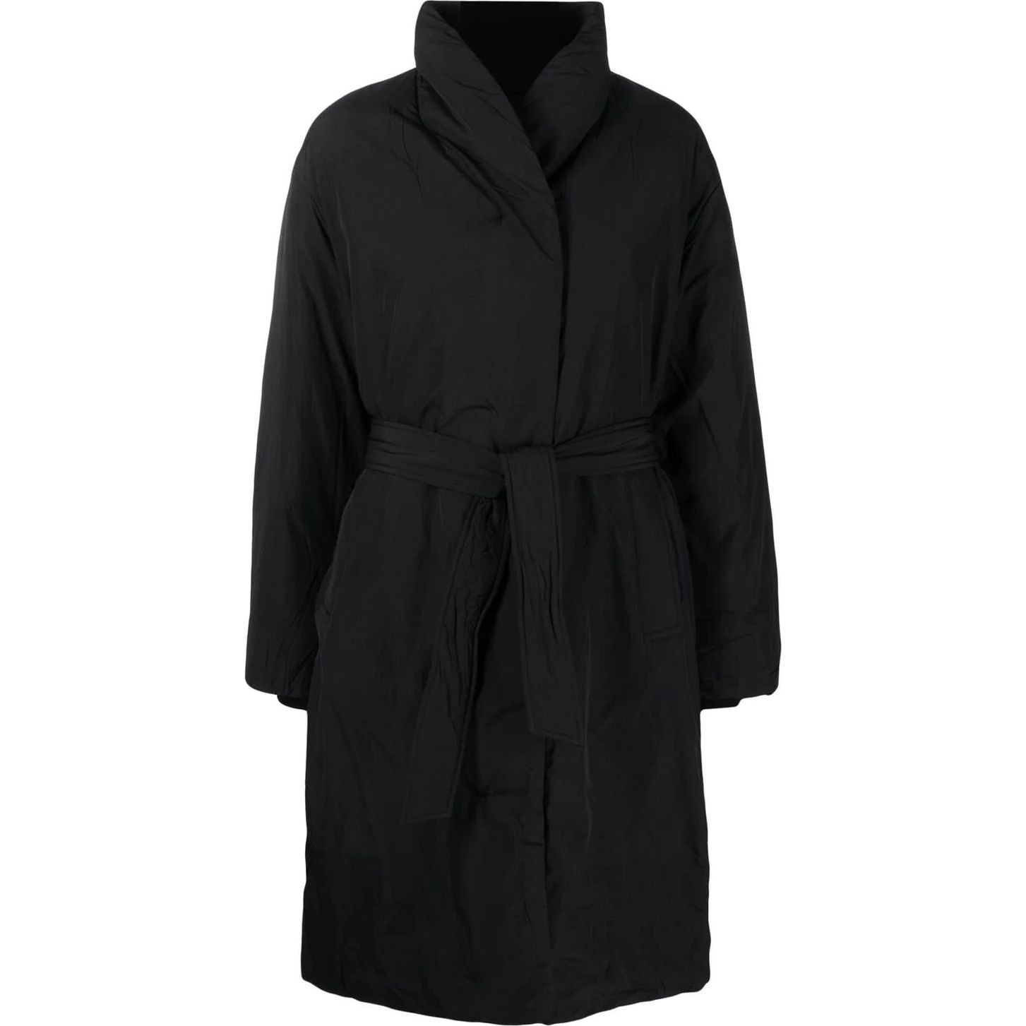 CALVIN KLEIN Pūkinis paltas moterims, Juoda, Padded Coats 1