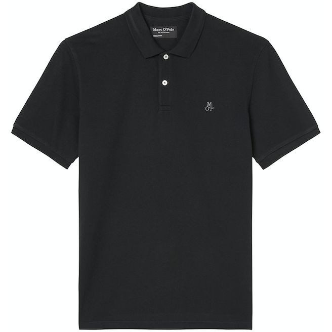 MARC O'POLO Polo marškiniai trumpos rank. vyrams, Juoda