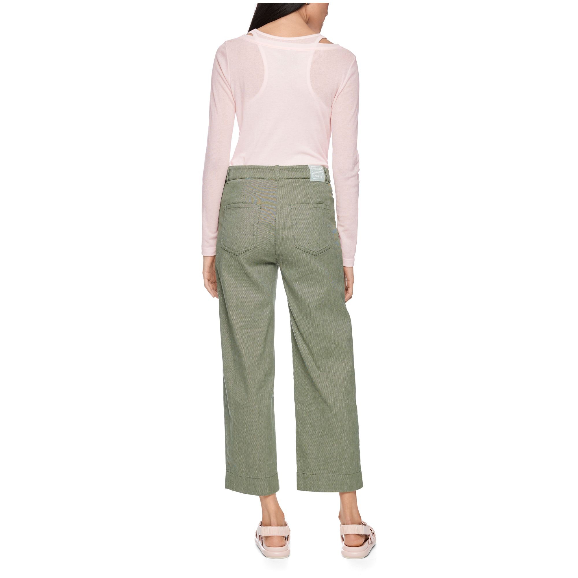 MARC CAIN Kelnės moterims, Žalia, Pants 3