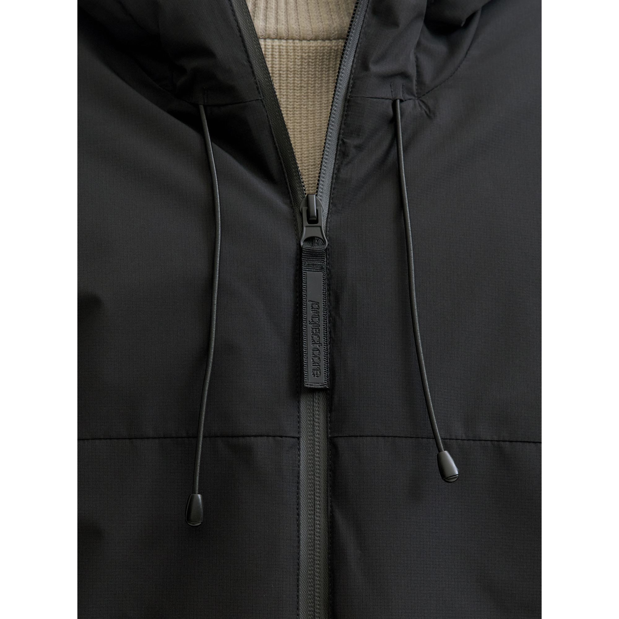 JACK & JONES Pūkinė striukė vyrams, Juoda, Union 5