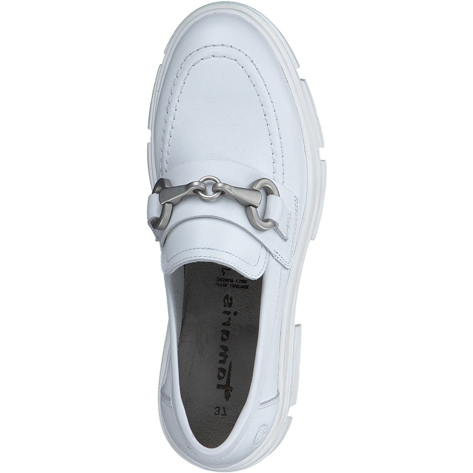 TAMARIS Loaferiai moterims, Balta, LOAFERS 5