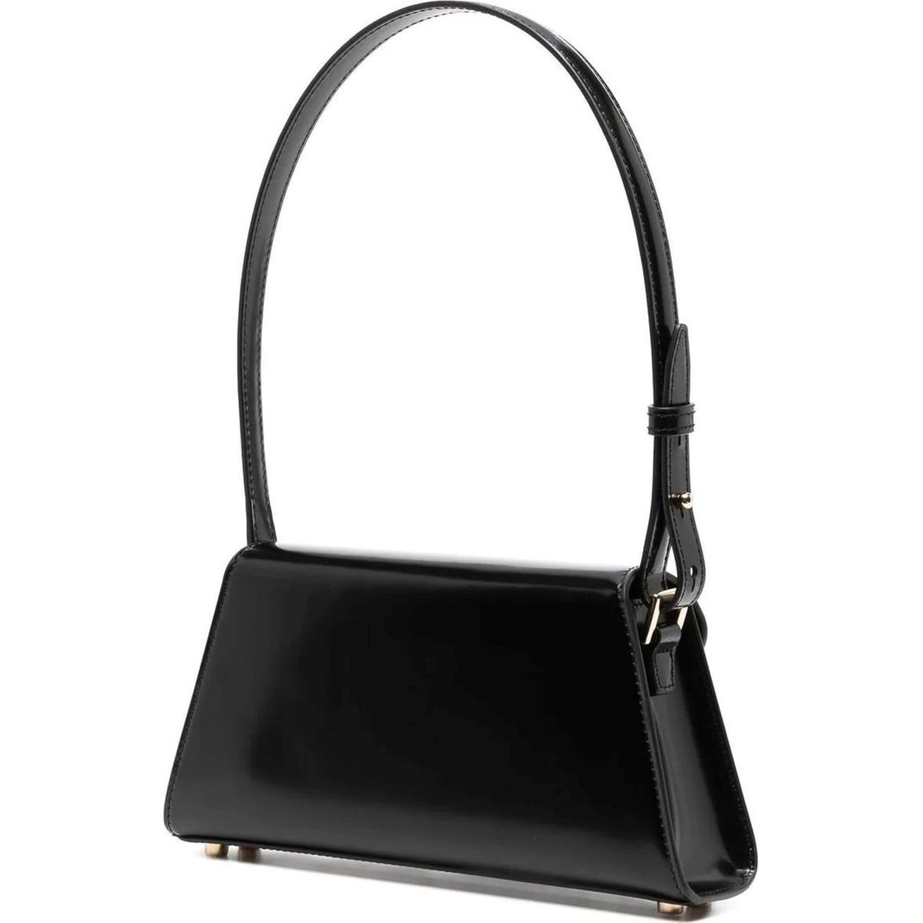 SELF PORTRAIT Rankinė per petį moterims, Juoda, Black bow mini shoulder bag 2