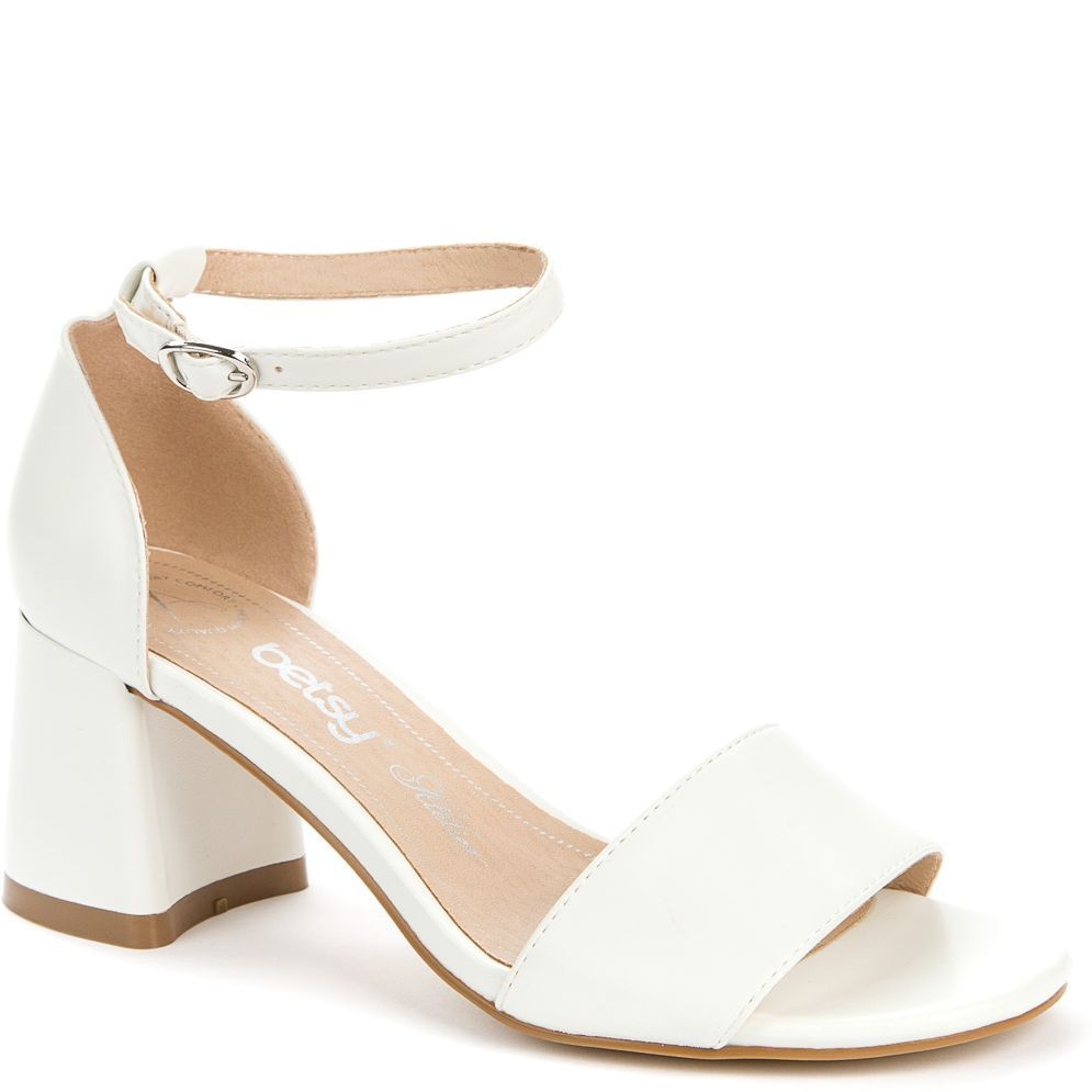 BETSY Basutės moterims, Balta, SANDALS
