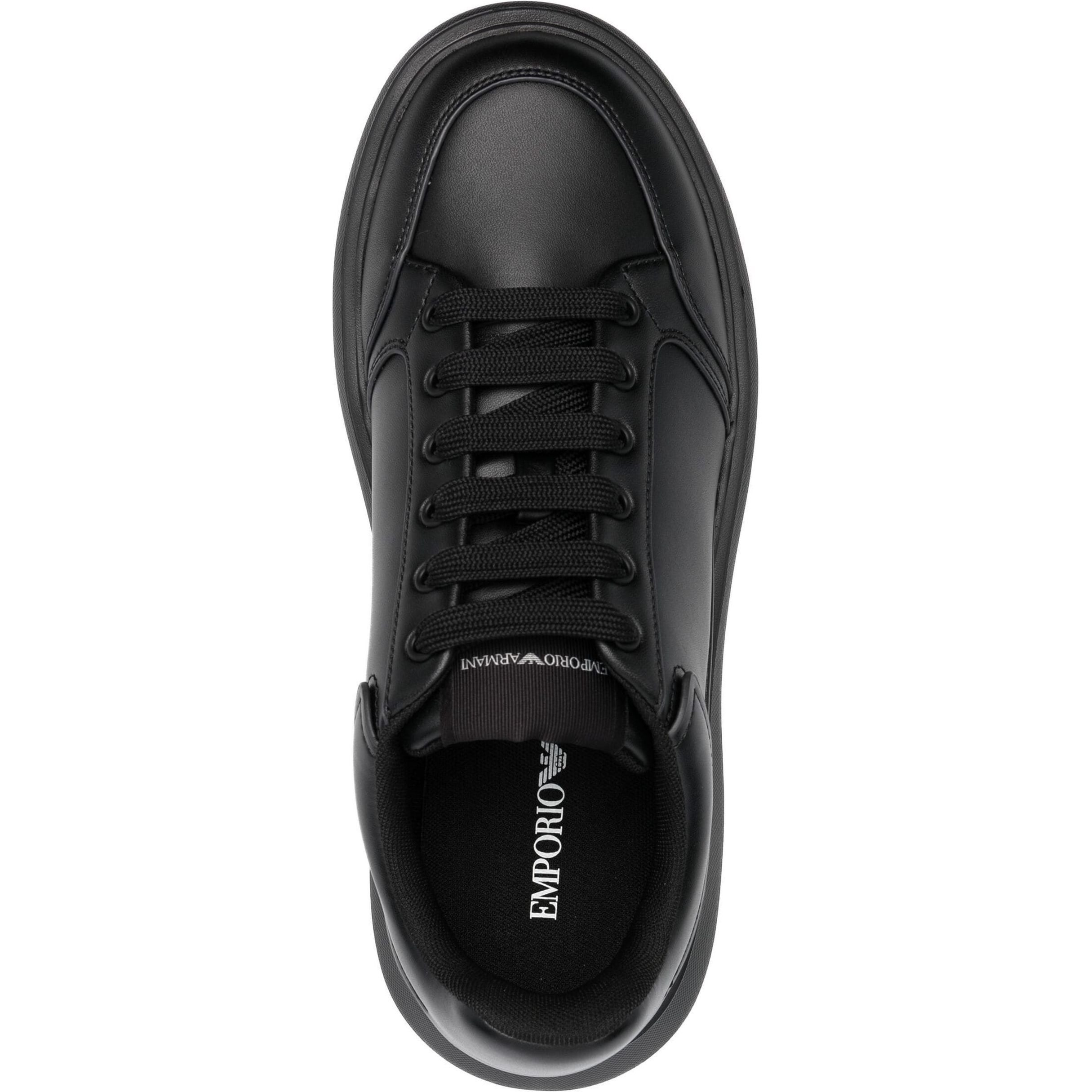 EMPORIO ARMANI Sportiniai bateliai vyrams, Juoda, Sneaker 4