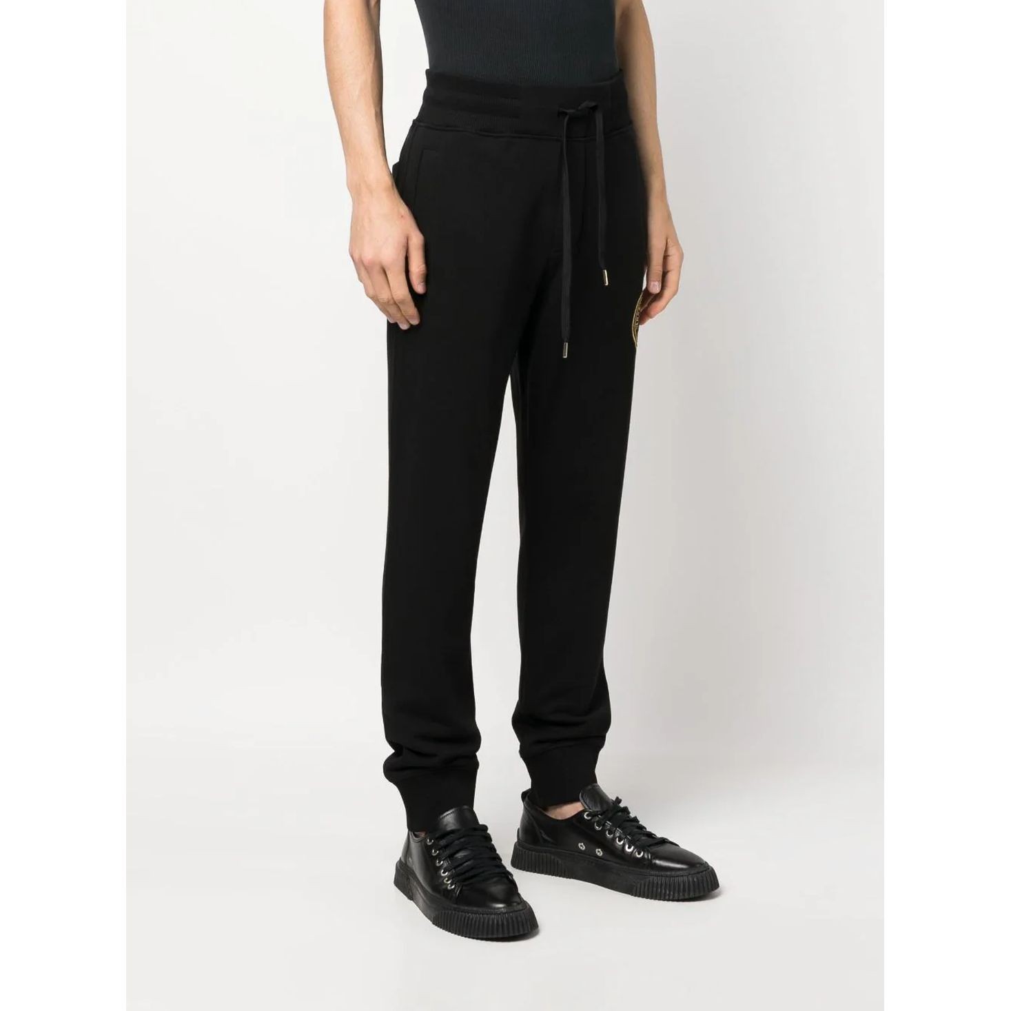 VERSACE JEANS CUTURE Sportinės kelnės vyrams, Juoda, Jogger pants 3