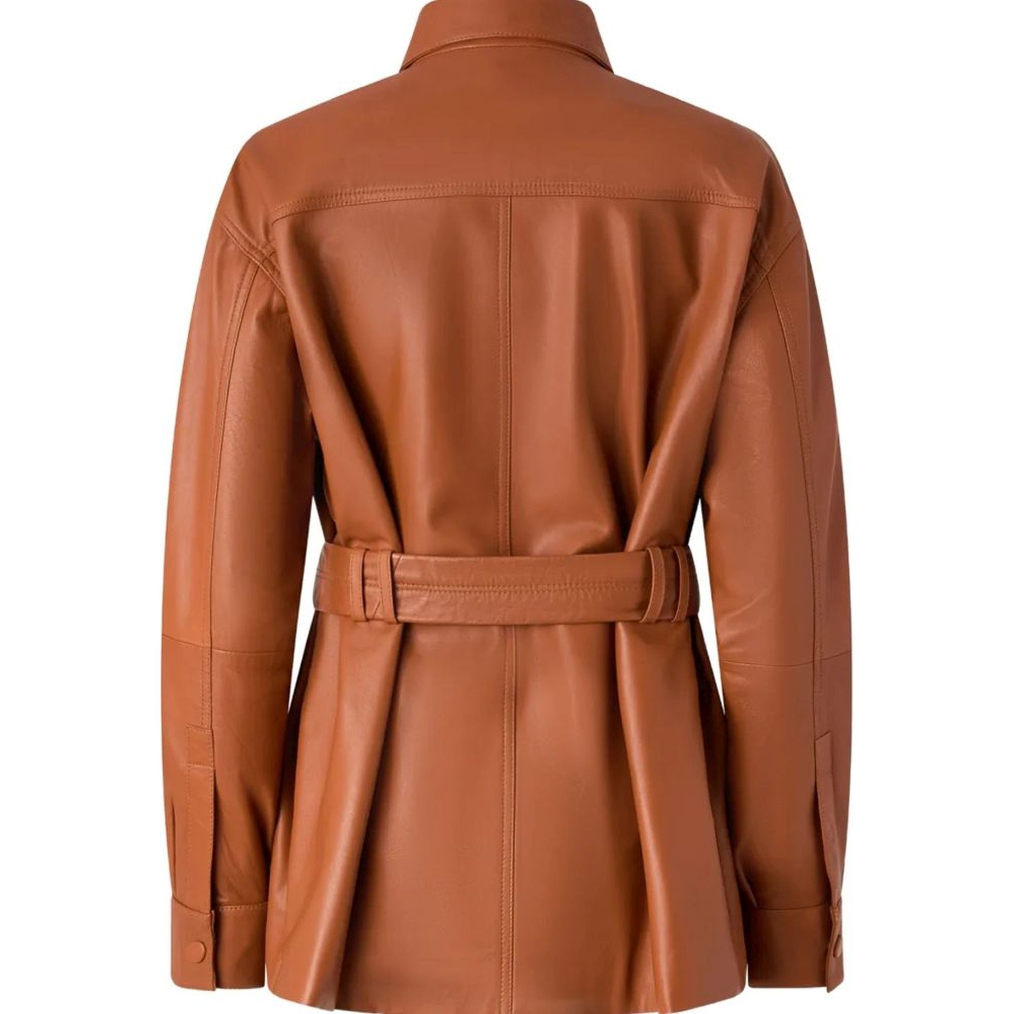 PINKO Odinė striukė moterims, Kūno, Oprah overshirt 2