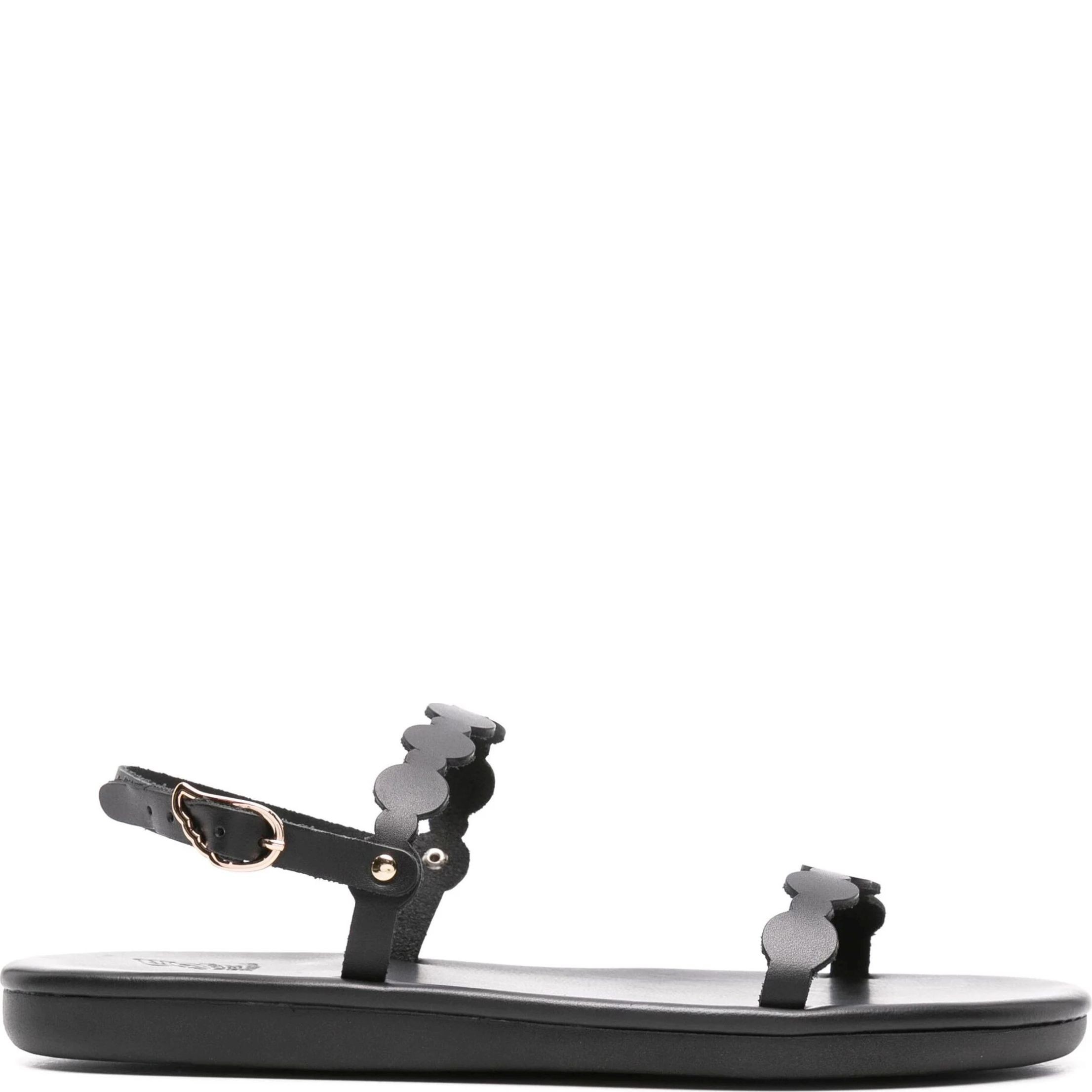 ANCIENT GREEK SANDAL Basutės moterims, Juoda, Orion vachetta sandals 2