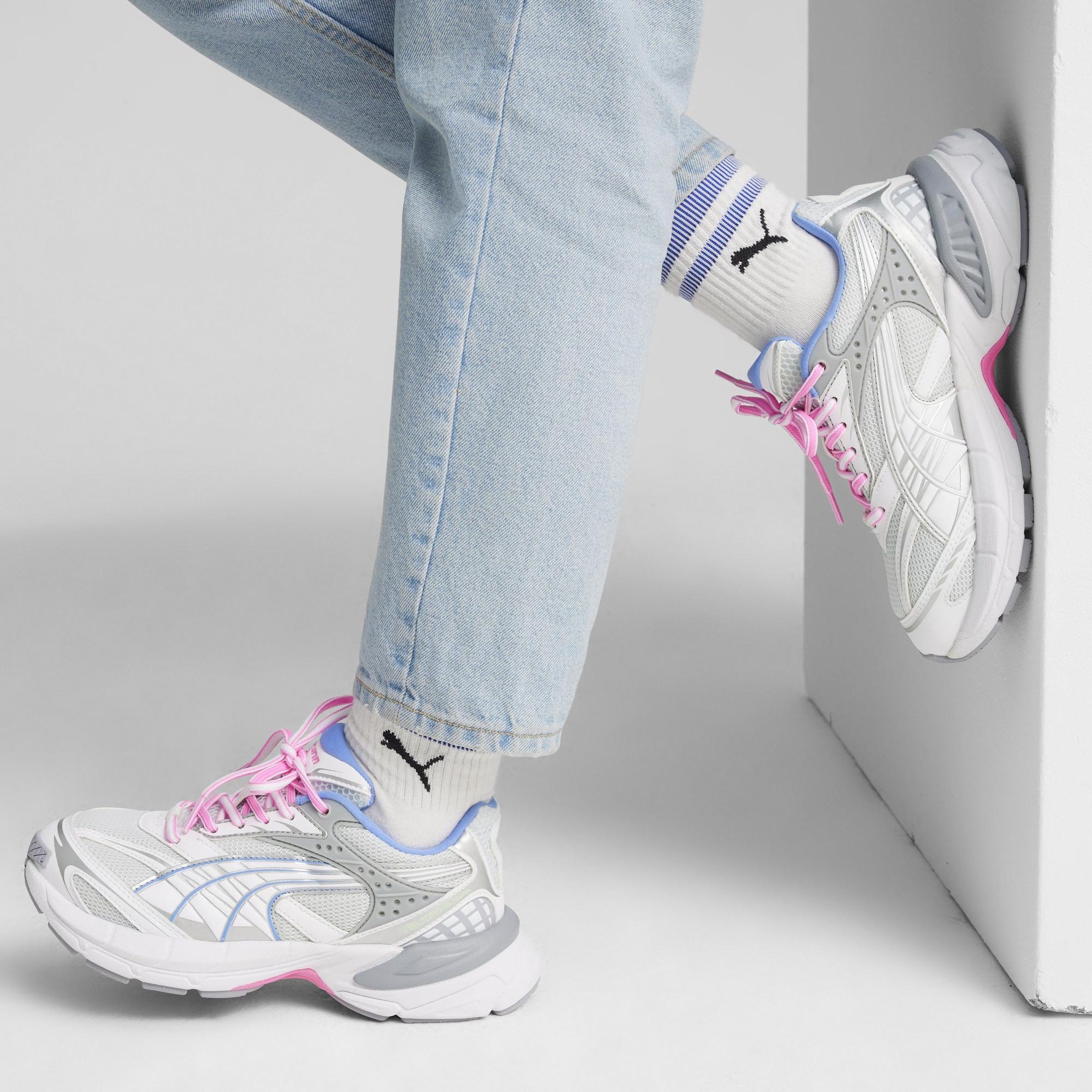 PUMA Laisvalaikio bateliai moterims, Sidabrinė, Velophasis leisure 3
