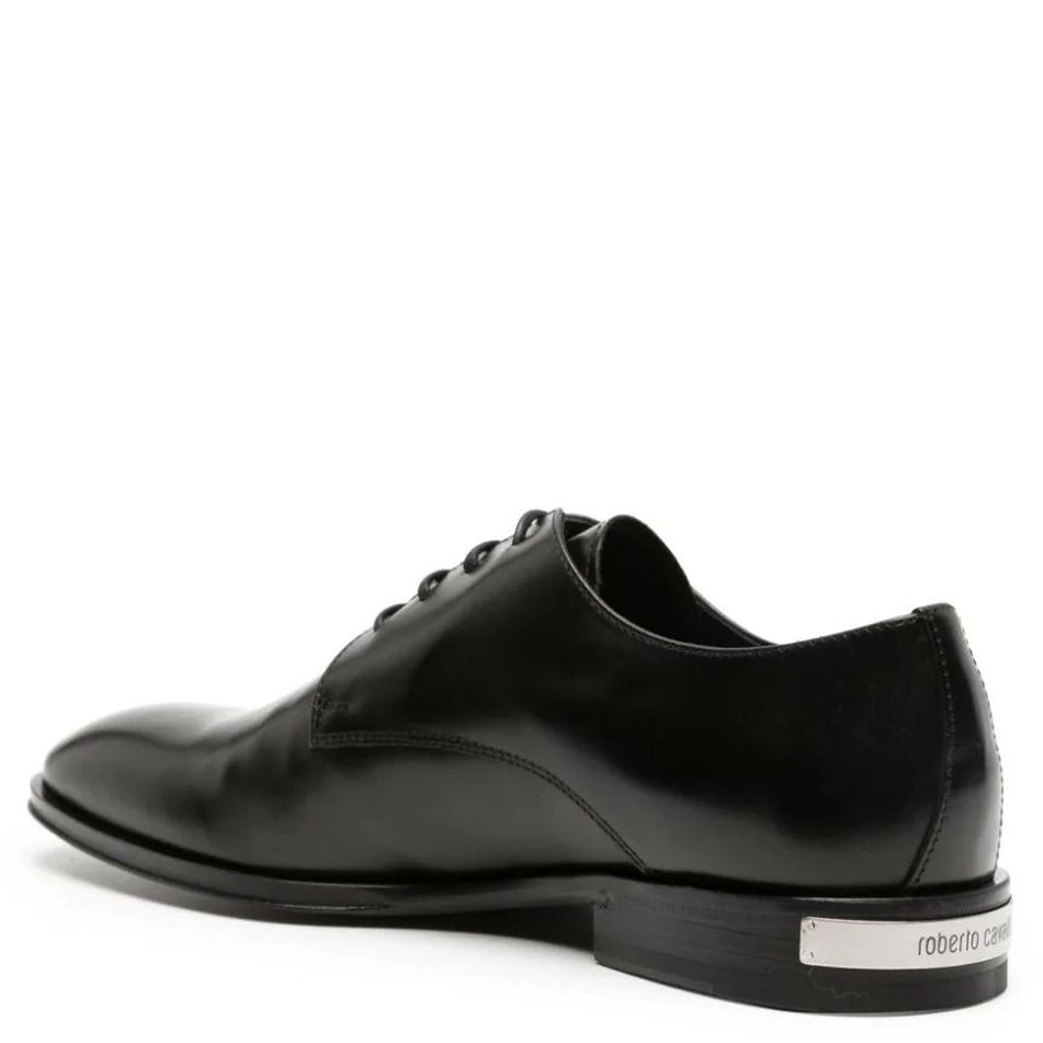 ROBERTO CAVALLI Klasikiniai batai vyrams, Juoda, Classic shoe 3