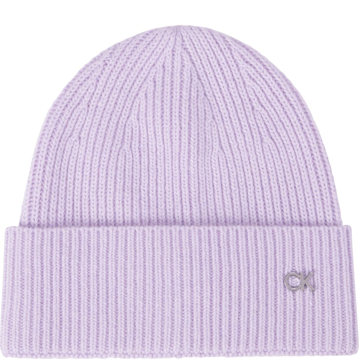 CALVIN KLEIN Kepurė moterims, Violetinė, Re-lo mix beanie 1