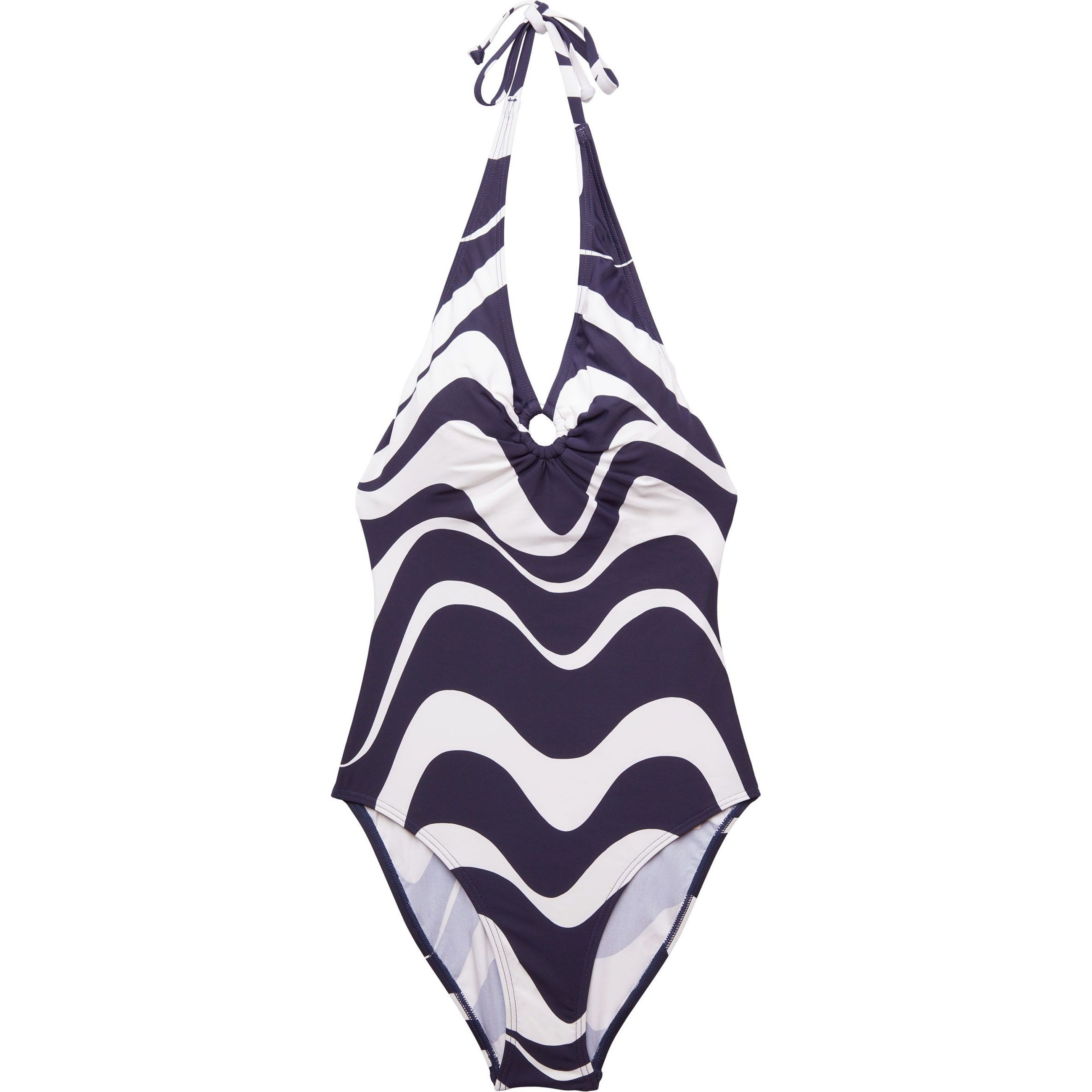 ESPRIT Maudymosi kostiumėlis moterims, Mėlyna, Wave beach Swimsuit 1