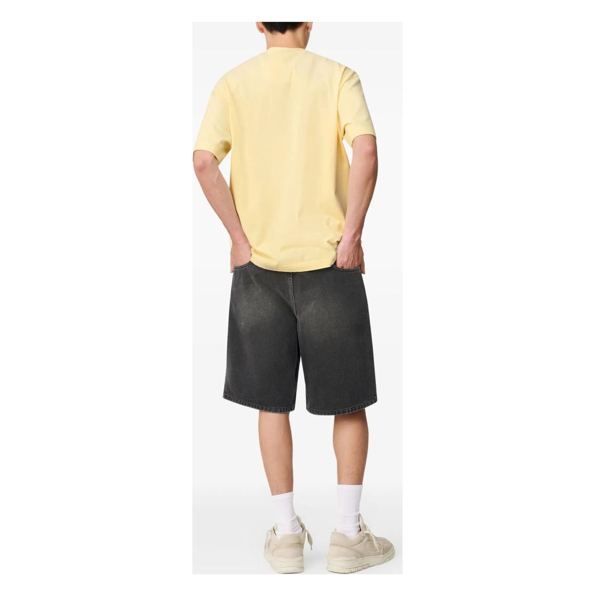 AXEL ARIGATO Šortai vyrams, Pilka, Invert denim shorts 3
