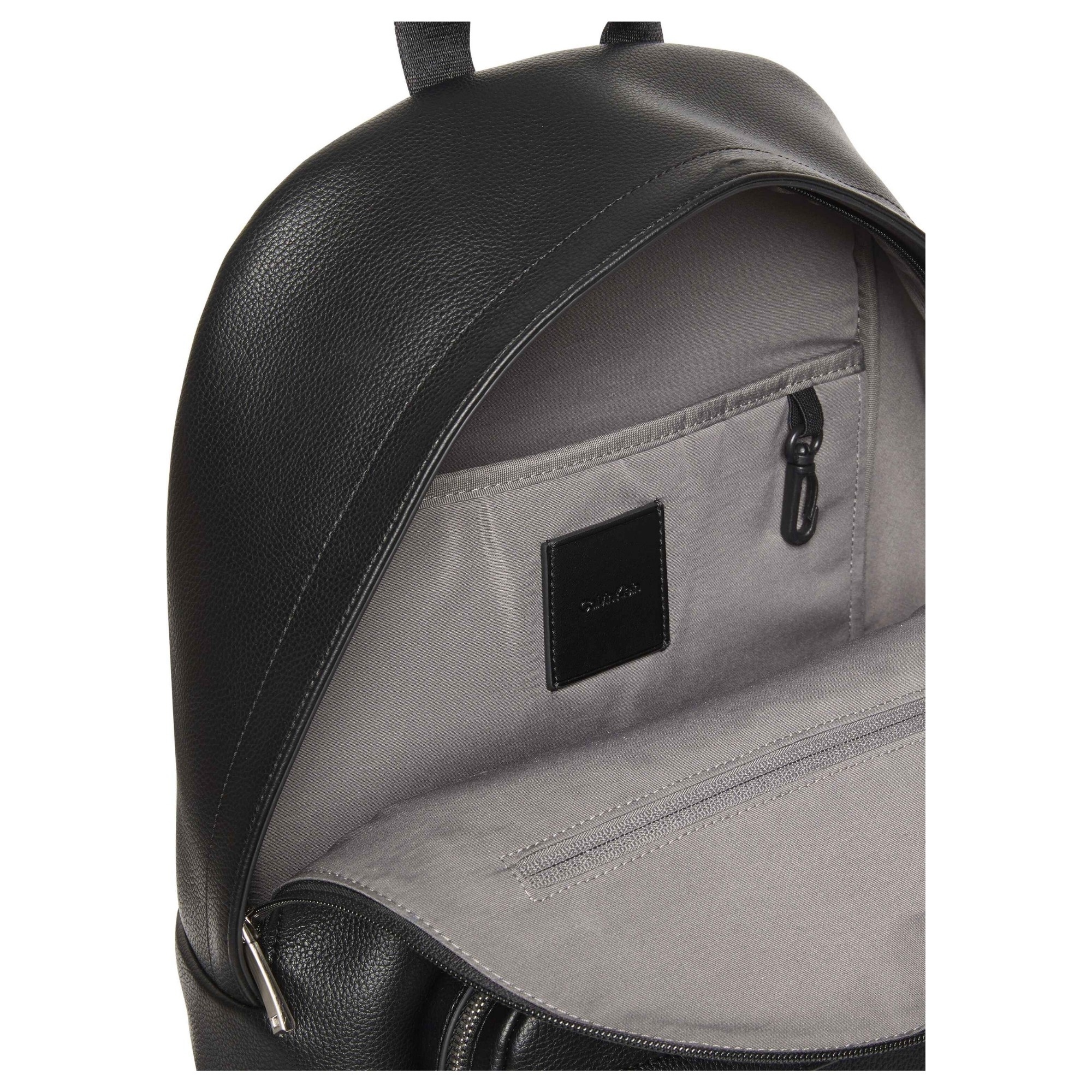 CALVIN KLEIN Kuprinė vyrams, Juoda, raised round backpack 3