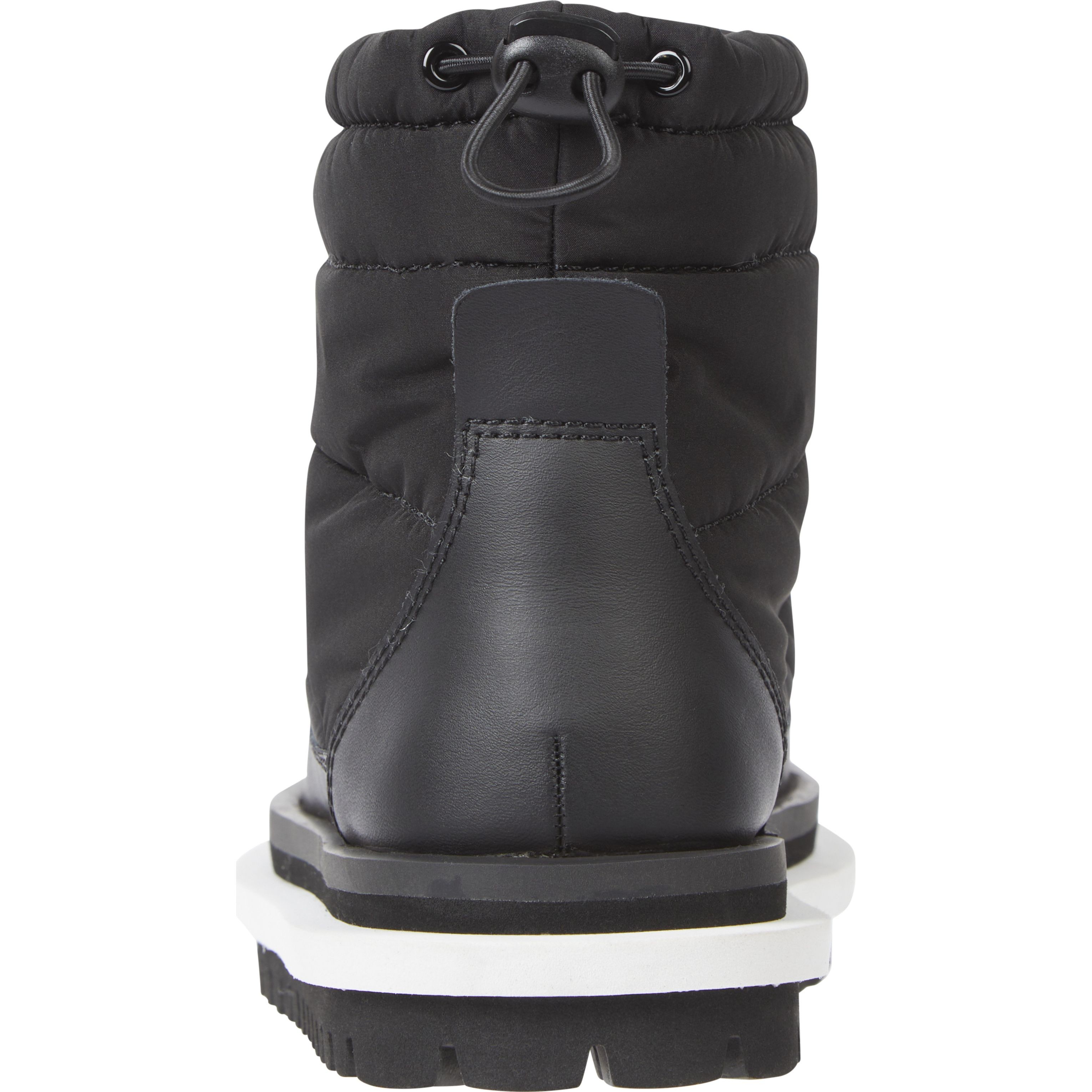 TOMMY JEANS Pašiltinti aulinukai moterims, Juoda, Padded flat boot 4