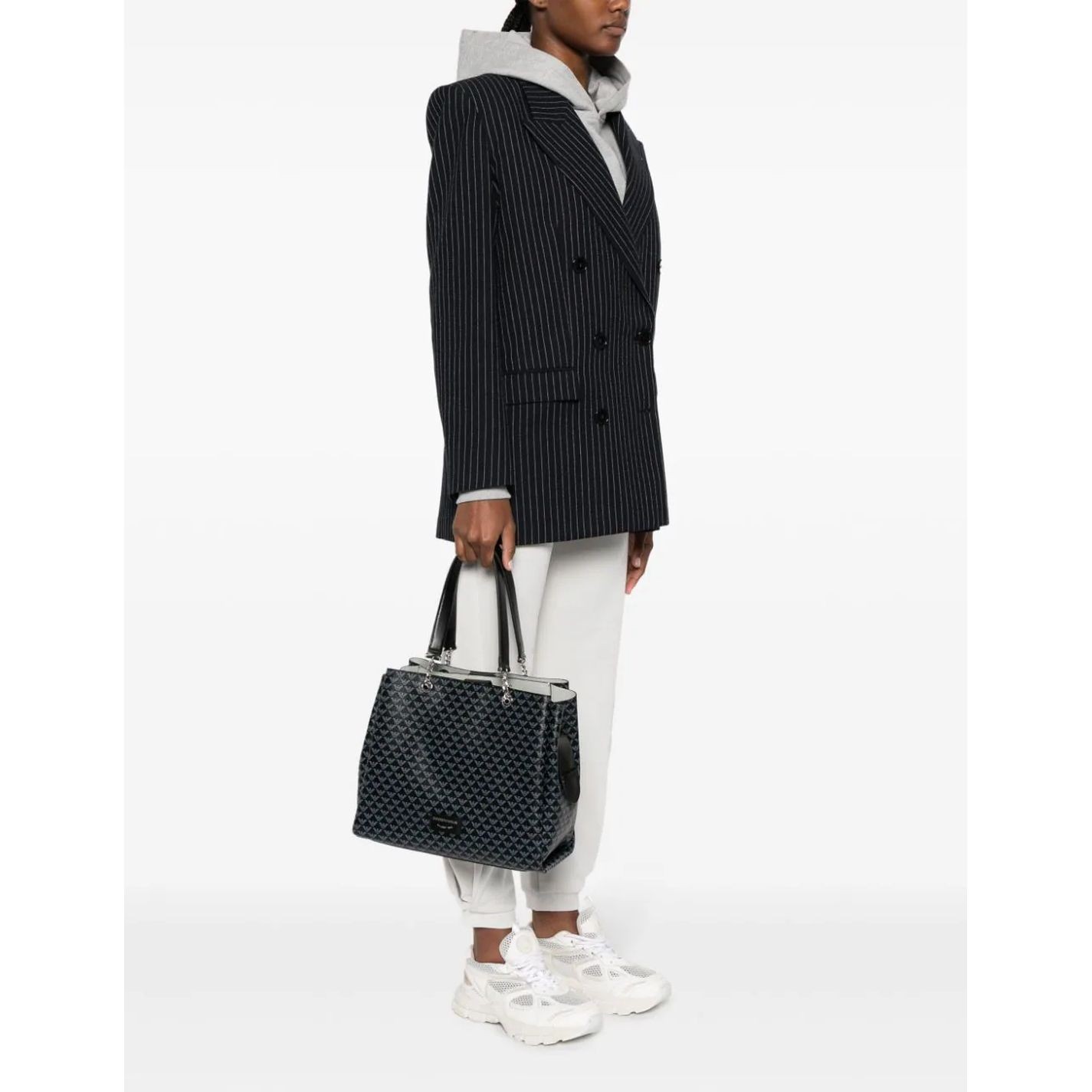 EMPORIO ARMANI Pirkinių krepšys moterims, Juoda, Shopping bag 3