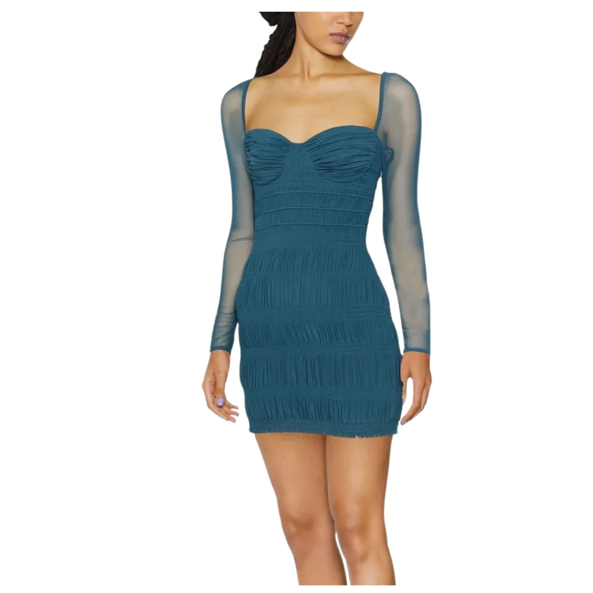 SELF PORTRAIT Palaidinės moterims, Juoda, Black ribbed knit cut out top 2