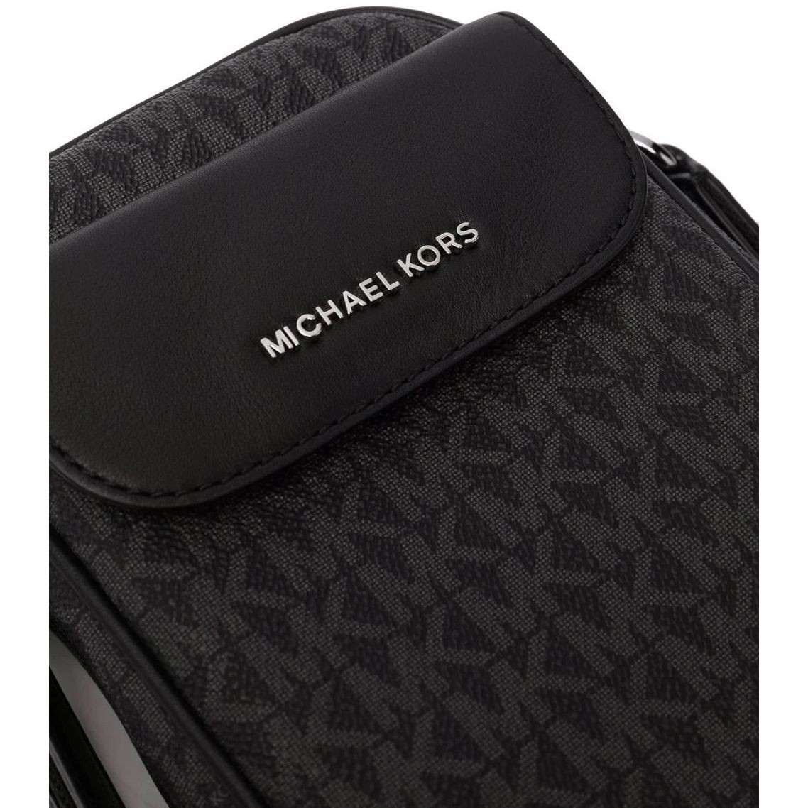 MICHAEL KORS Rankinė per petį vyrams, Juoda, Flap phone crossbody 3