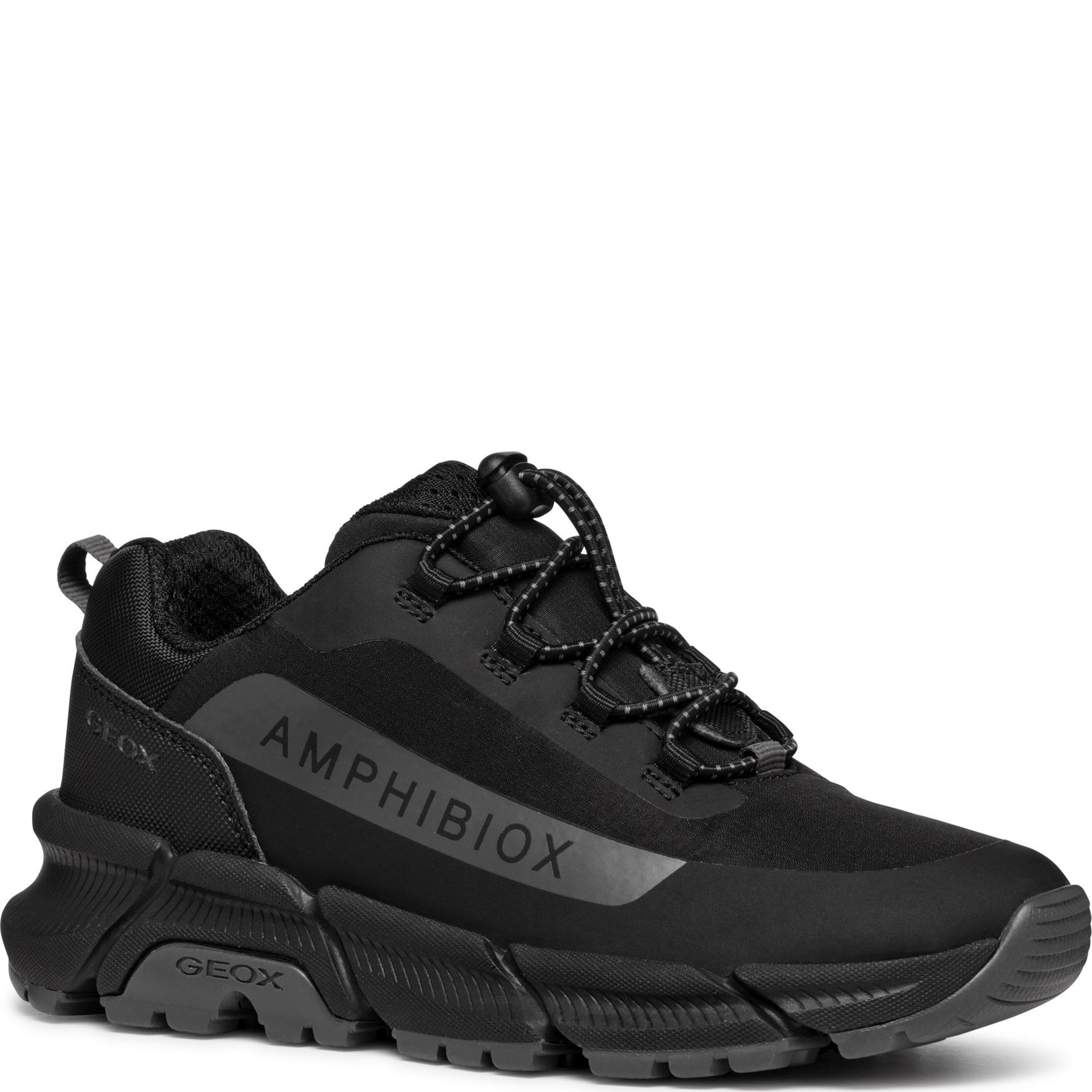 GEOX Laisvalaikio bateliai berniukams, Juoda, Flexyper leisure 1