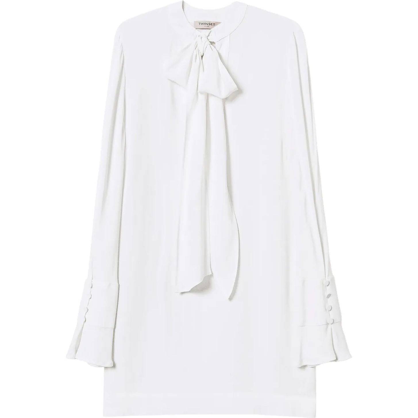 TWINSET Palaidinės moterims, Balta, Cr?pe de chine blouse