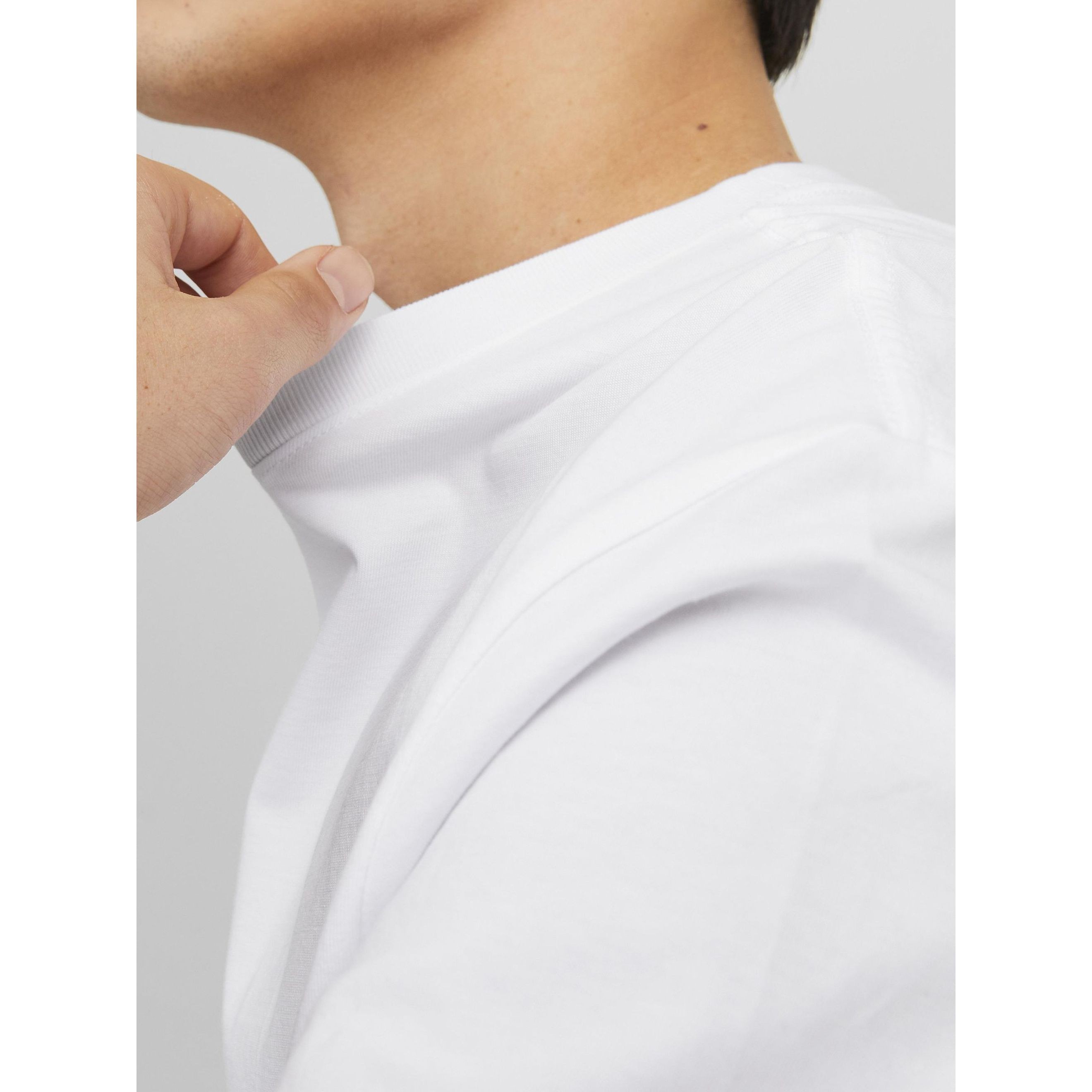 JACK & JONES Marškinėliai vyrams, Balta, JORVESTERBRO TEE SS 6