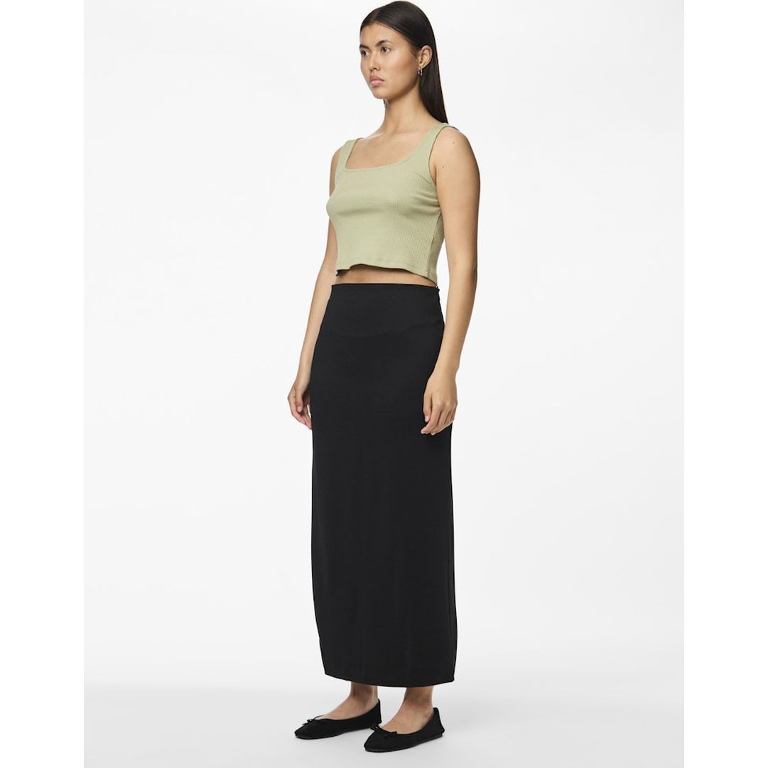 PIECES Maxi sijonas moterims, Juoda, Naya ankle skirs 3
