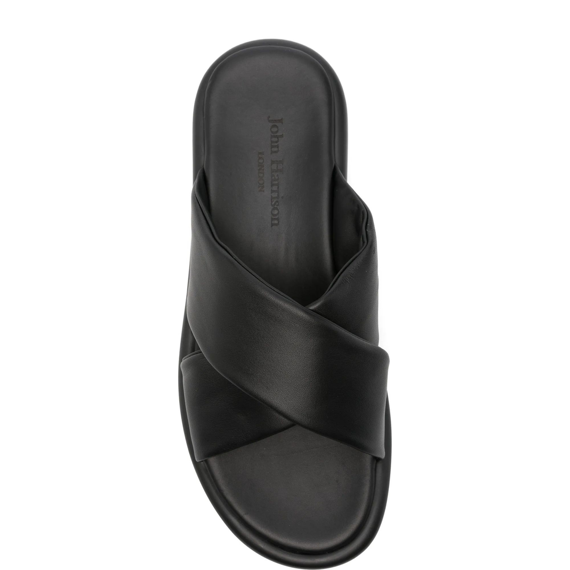 JOHN HARRISON Šlepetės vyrams, Juoda, Slippers 4
