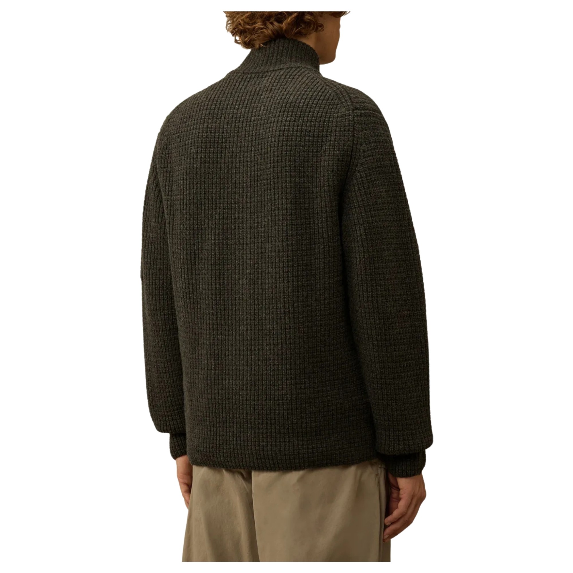 C.P. COMPANY Kardiganas vyrams, Ruda, Cardigan 3