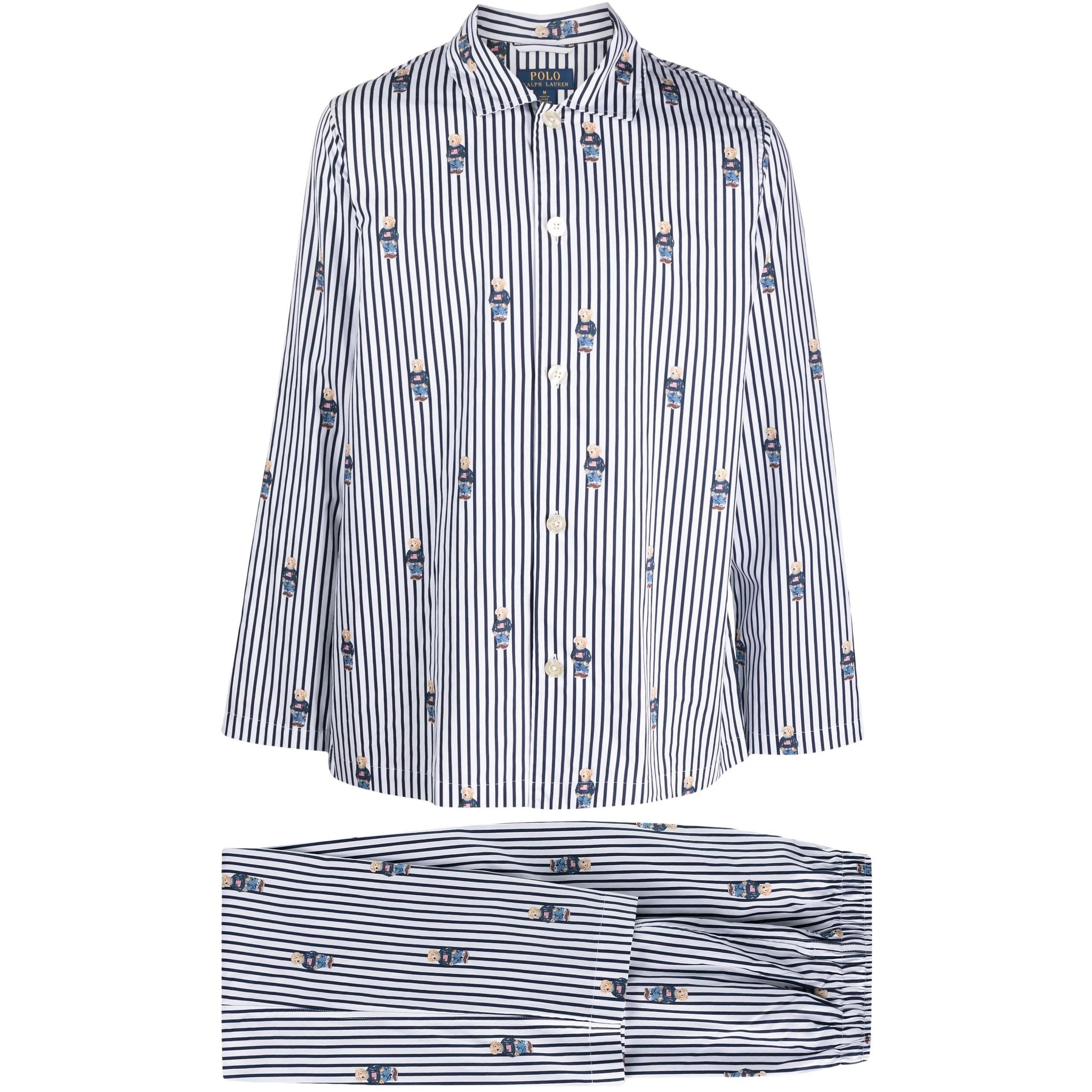 POLO RALPH LAUREN UW Pižama vyrams, Mėlyna, Long sleeve pajama 1