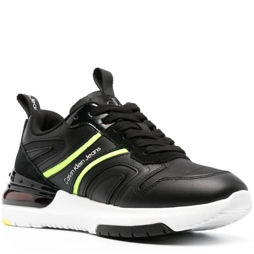 CALVIN KLEIN JEANS Sportiniai bateliai moterims, Juoda, COMFAIR LTH-RIP INSTIT W 1