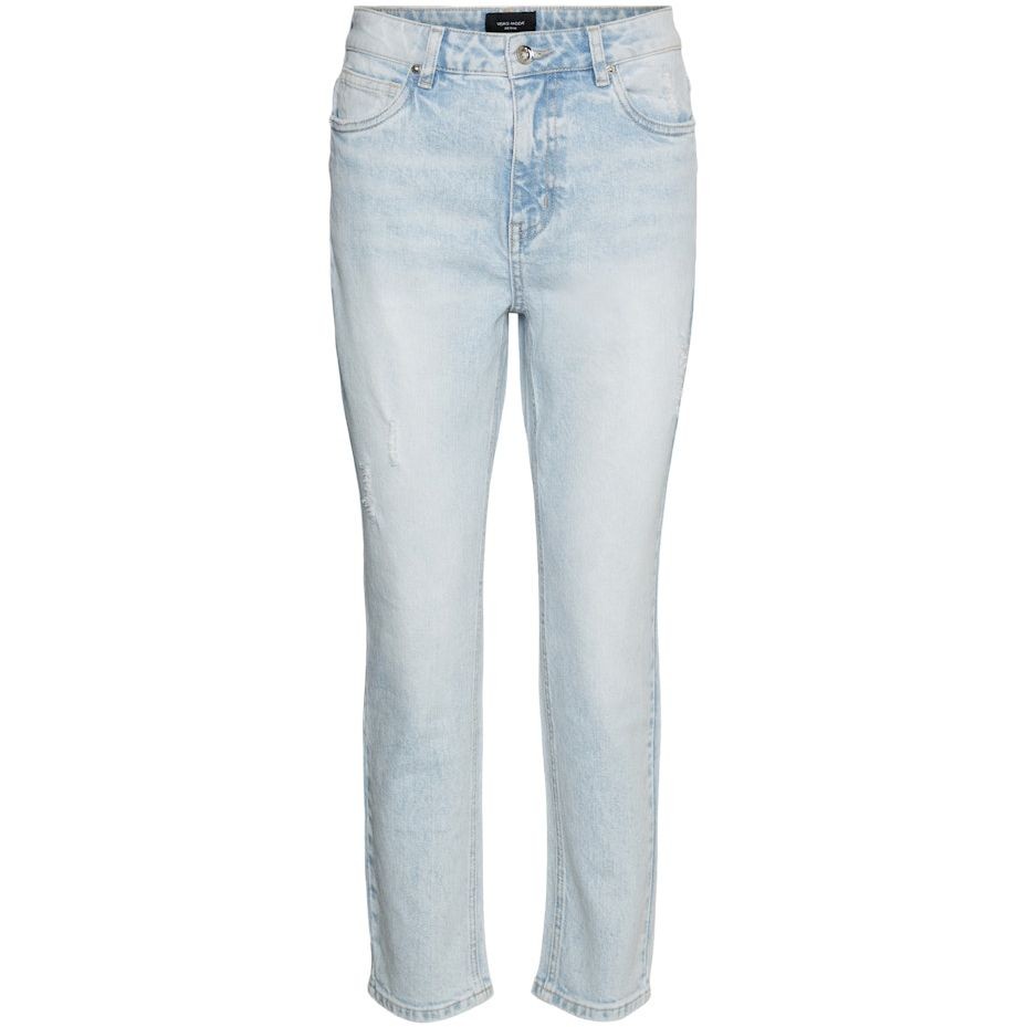 VERO MODA Tiesūs džinsai moterims, Mėlyna, VMBRENDA HR STRAIGHT 1