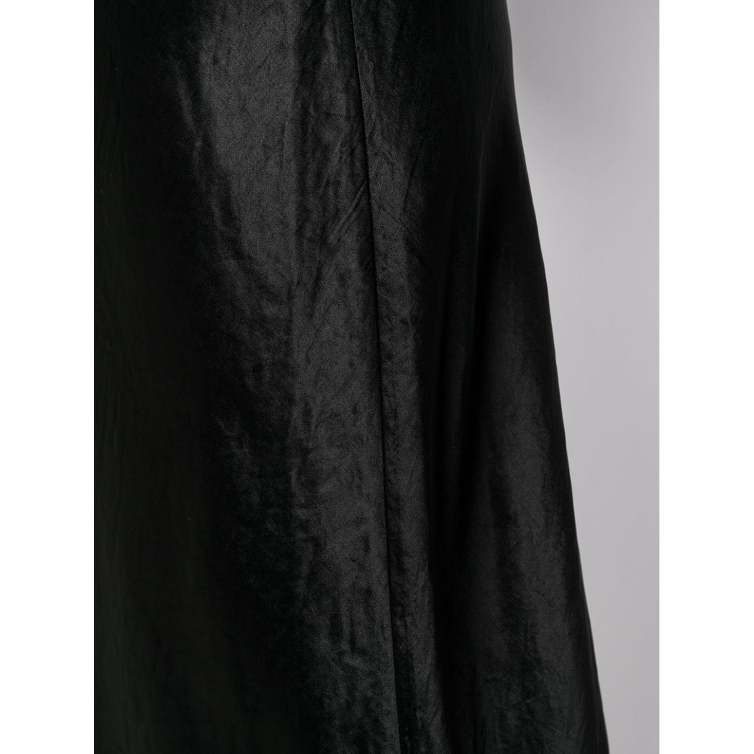 VINCE Midi sijonas moterims, Juoda, Slip skirt 4