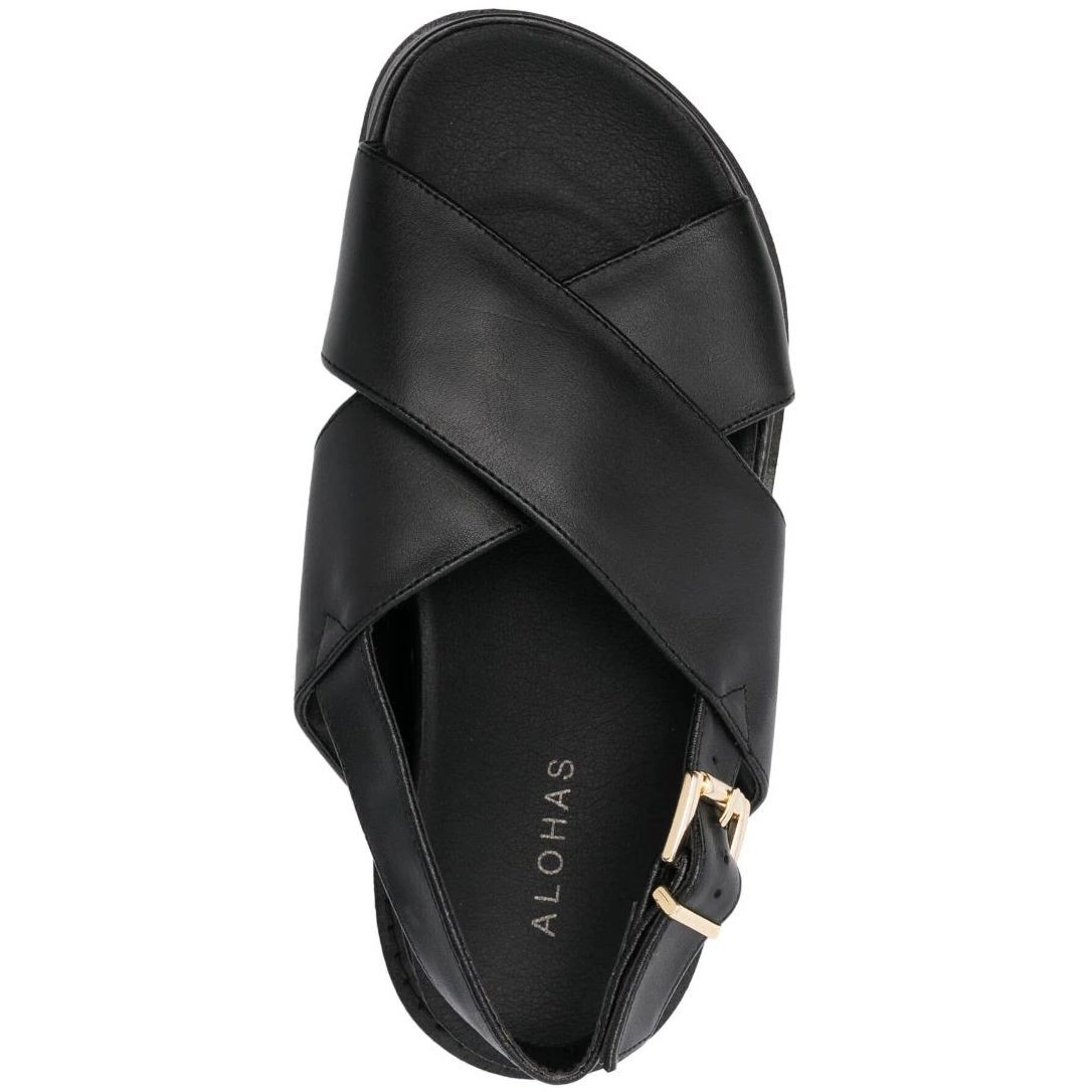 ALOHAS Basutės moterims, Juoda, Marshmallow sandals 4