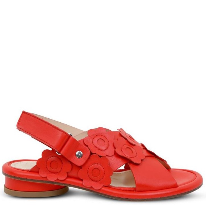 AGL Basutės moterims, Raudona, Alison s.flower sandals 2