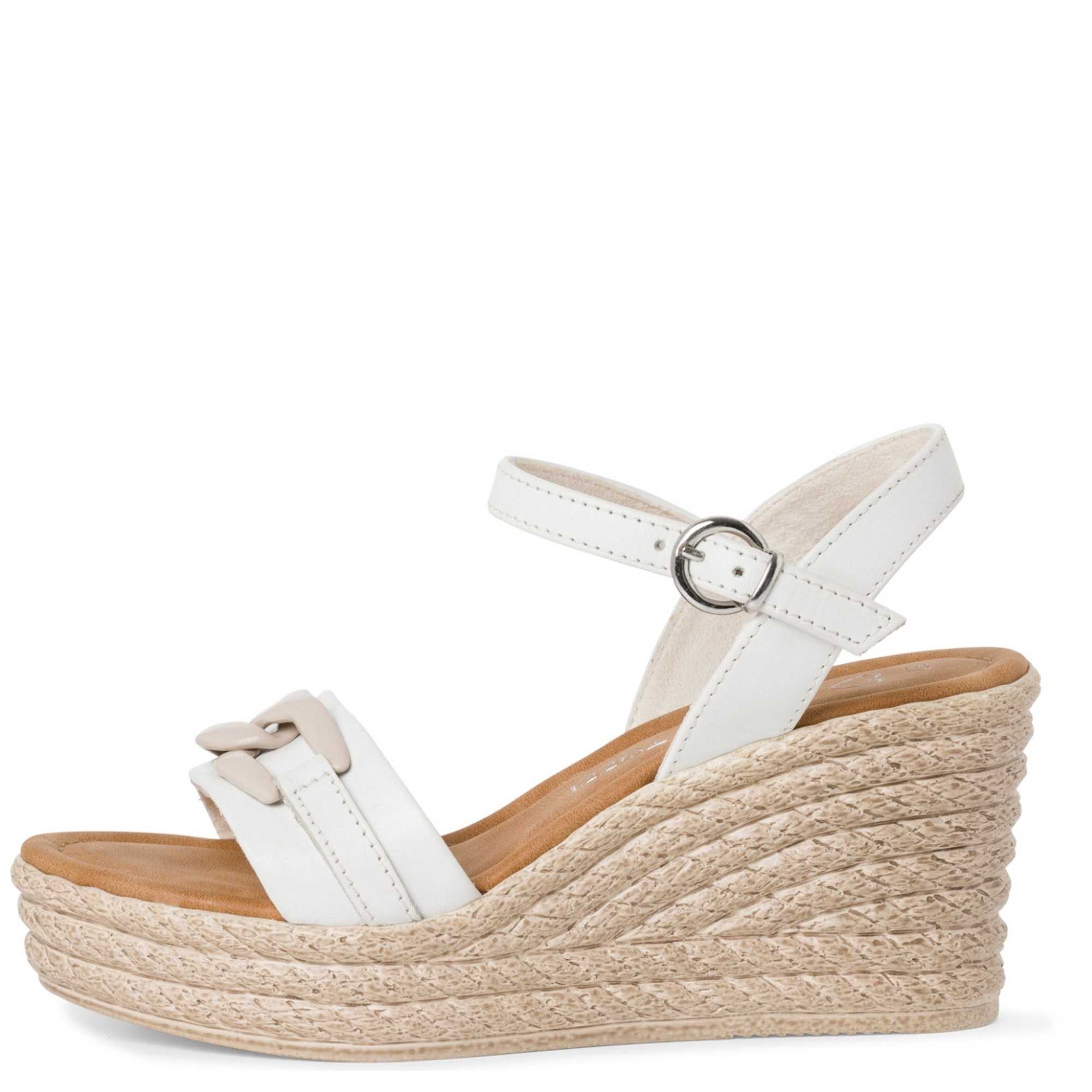 MARCO TOZZI Basutės moterims, Balta, SANDALS 2
