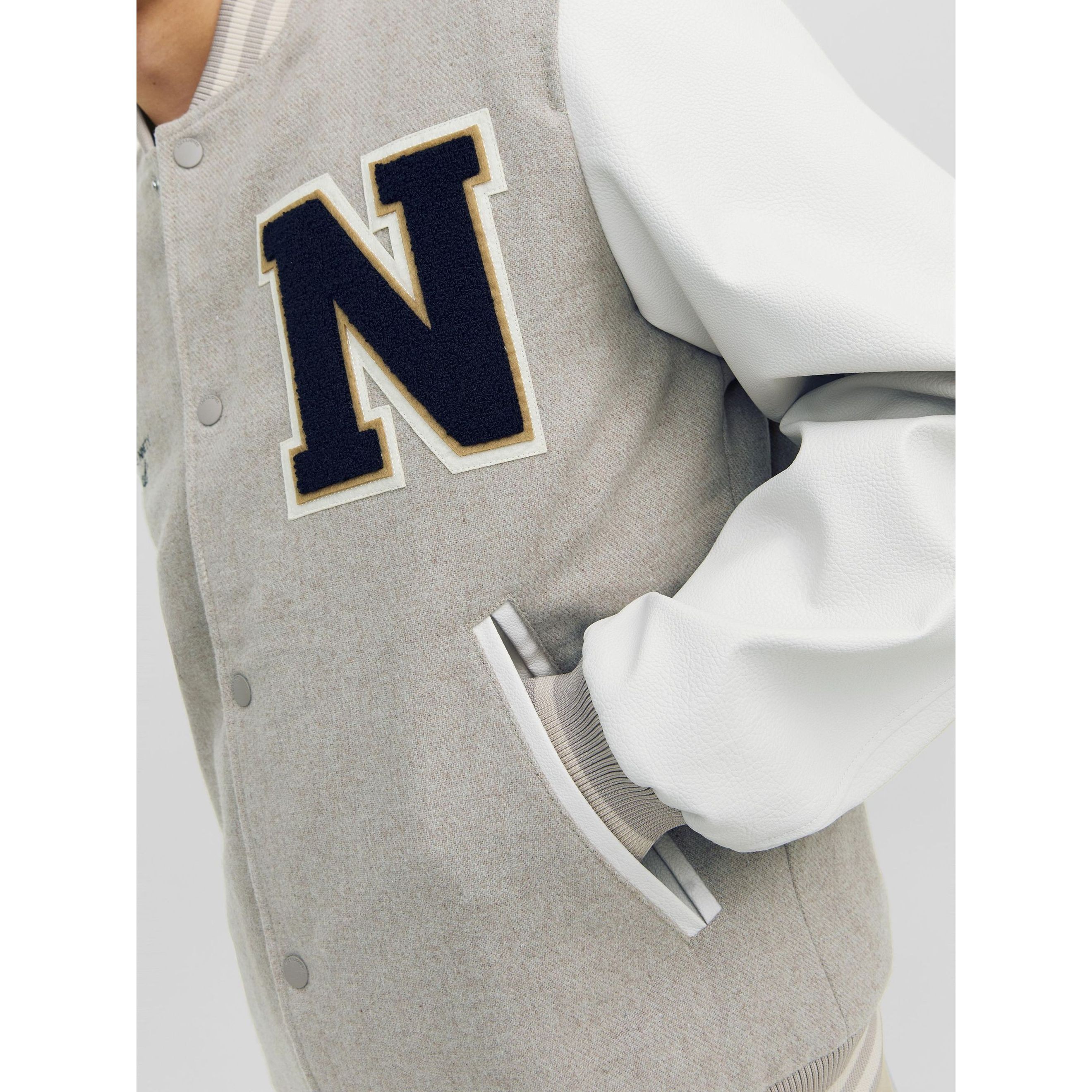 JACK & JONES Striukė vyrams, JORCOLLEGE WOOL BLEND 5