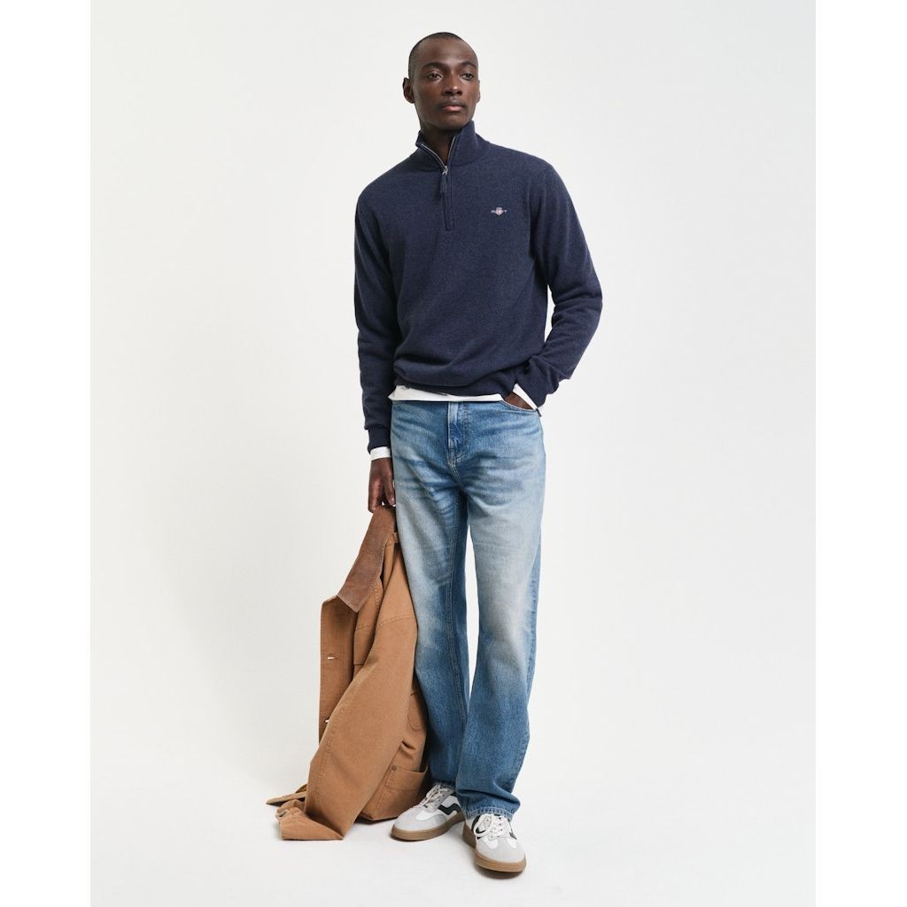 GANT Megztinis vyrams, Mėlyna, SUPERFINE LAMBSWOOL 5