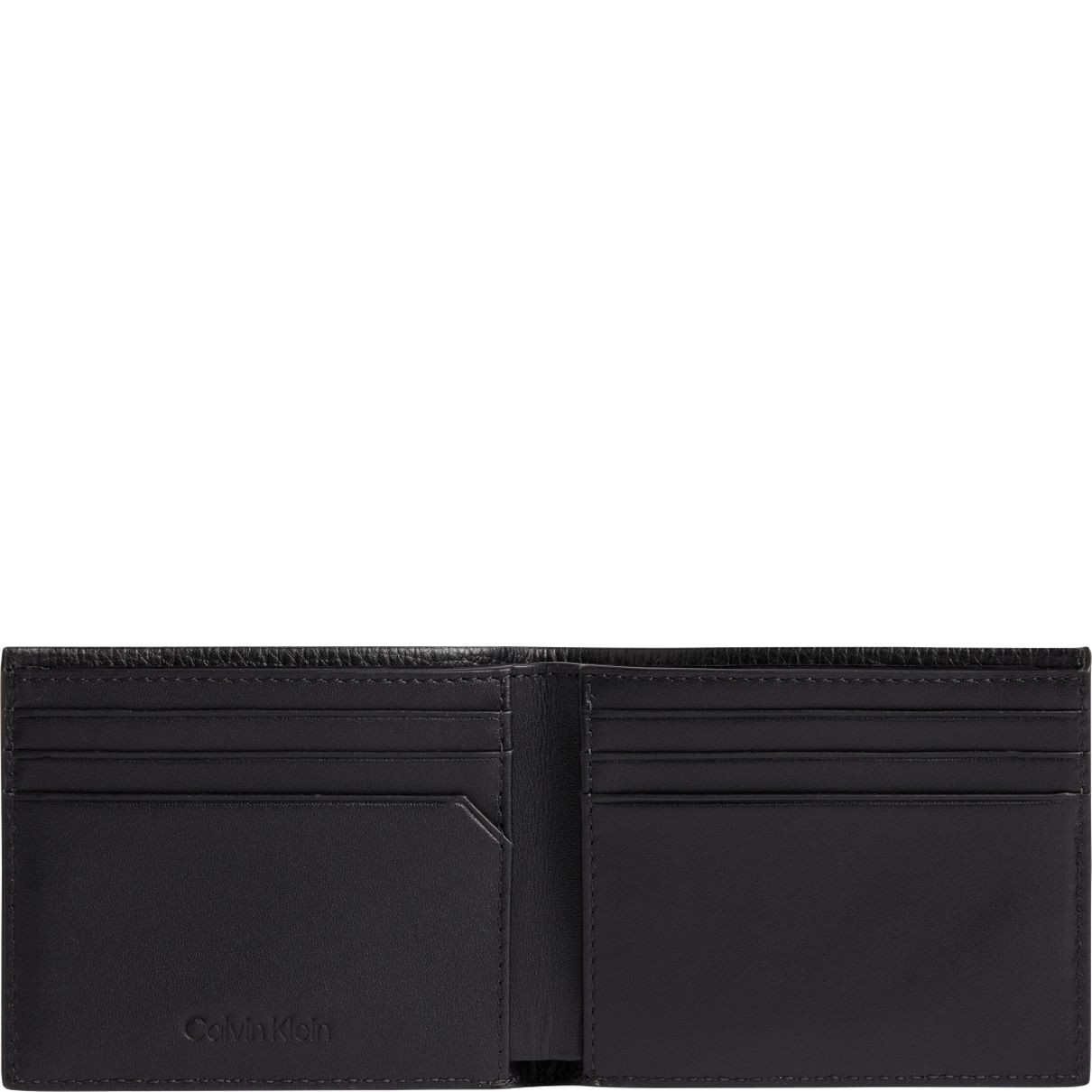 CALVIN KLEIN Piniginė vyrams, Juoda, Minimalism 6cc w/bill wallets 2