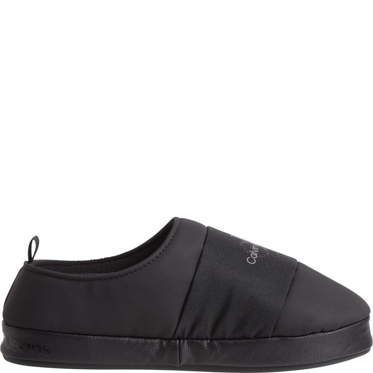 CALVIN KLEIN JEANS Namų šlepetės vyrams, Juoda, Home slipper mono