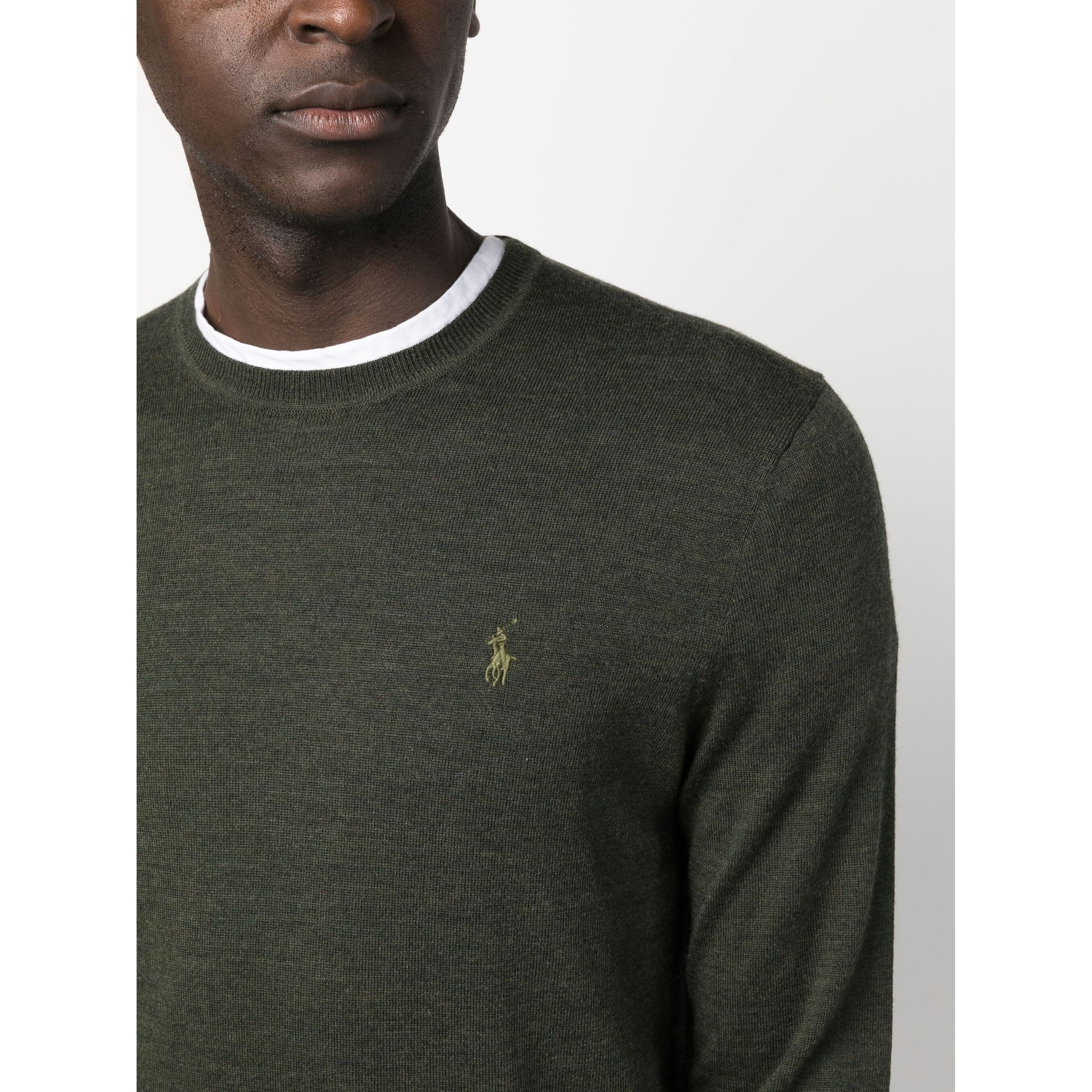 POLO RALPH LAUREN Sportinis nertinis vyrams, Žalia, Long sleeve pullover 4