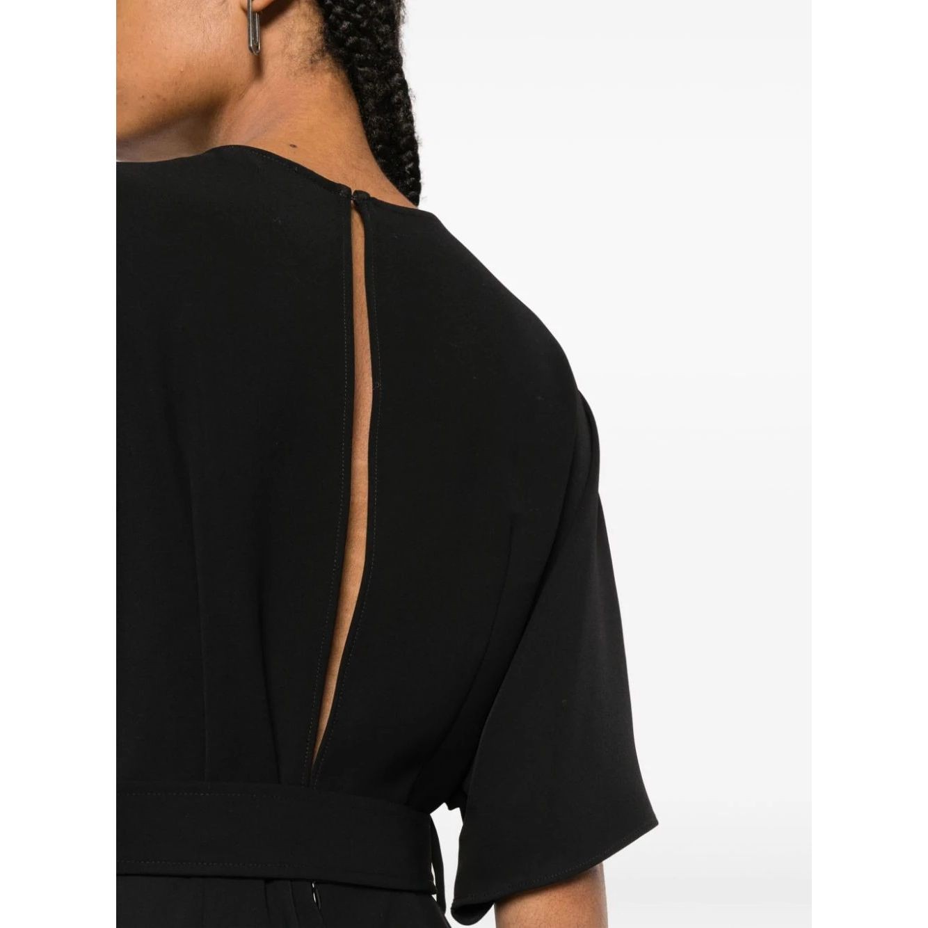 PAROSH Kostiumas moterims, Juoda, Poker jumpsuit 4