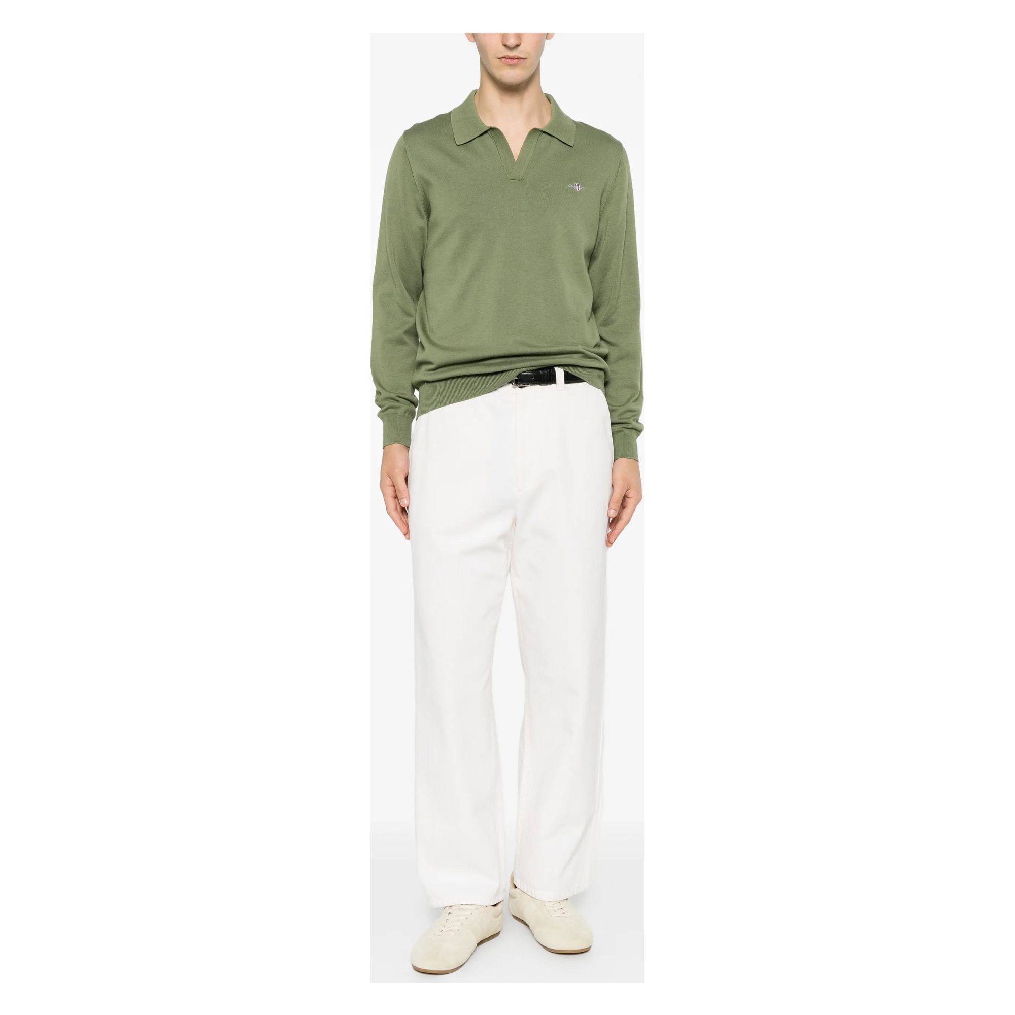 GANT Polo marškiniai trumpos rank. vyrams, Žalia, 8030565-379 Polo short 2