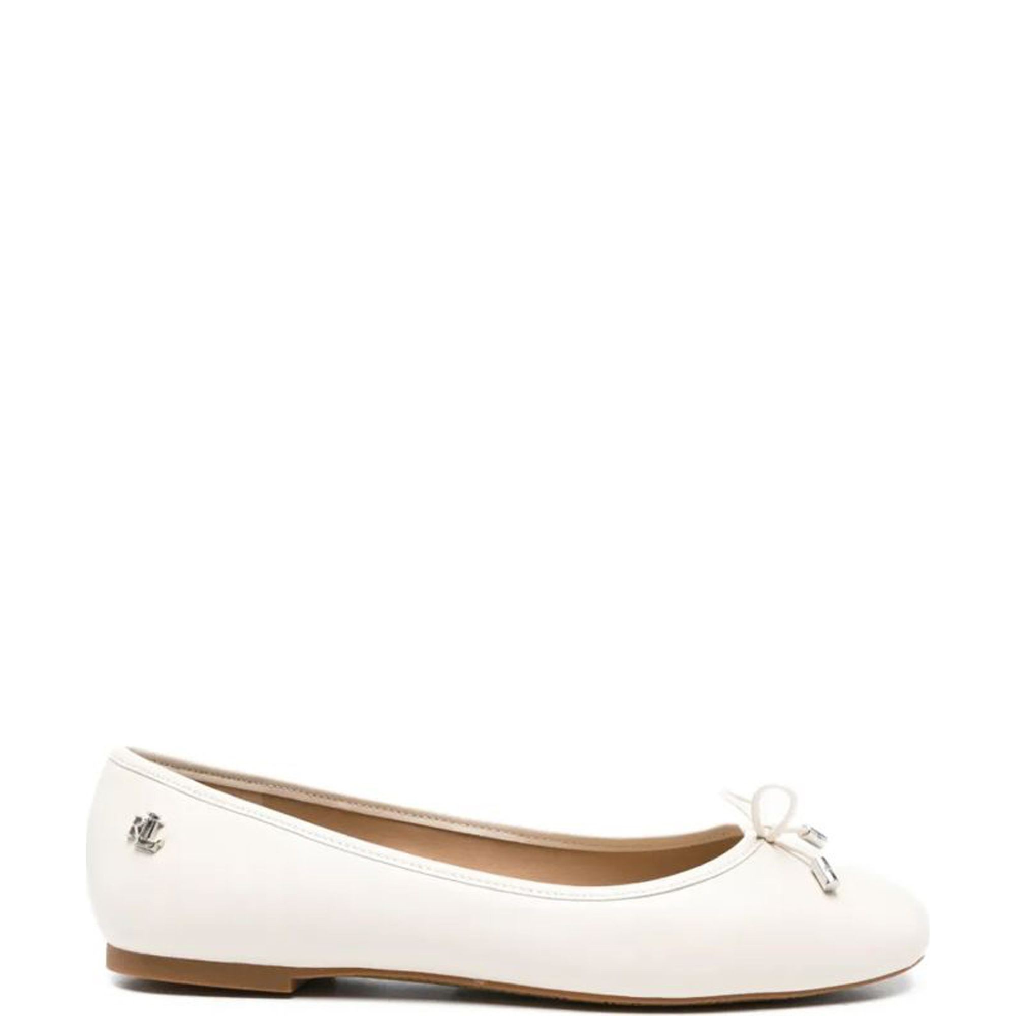 LAUREN RALPH LAUREN Balerinos moterims, Balta, Jayna-flats-ballet 2
