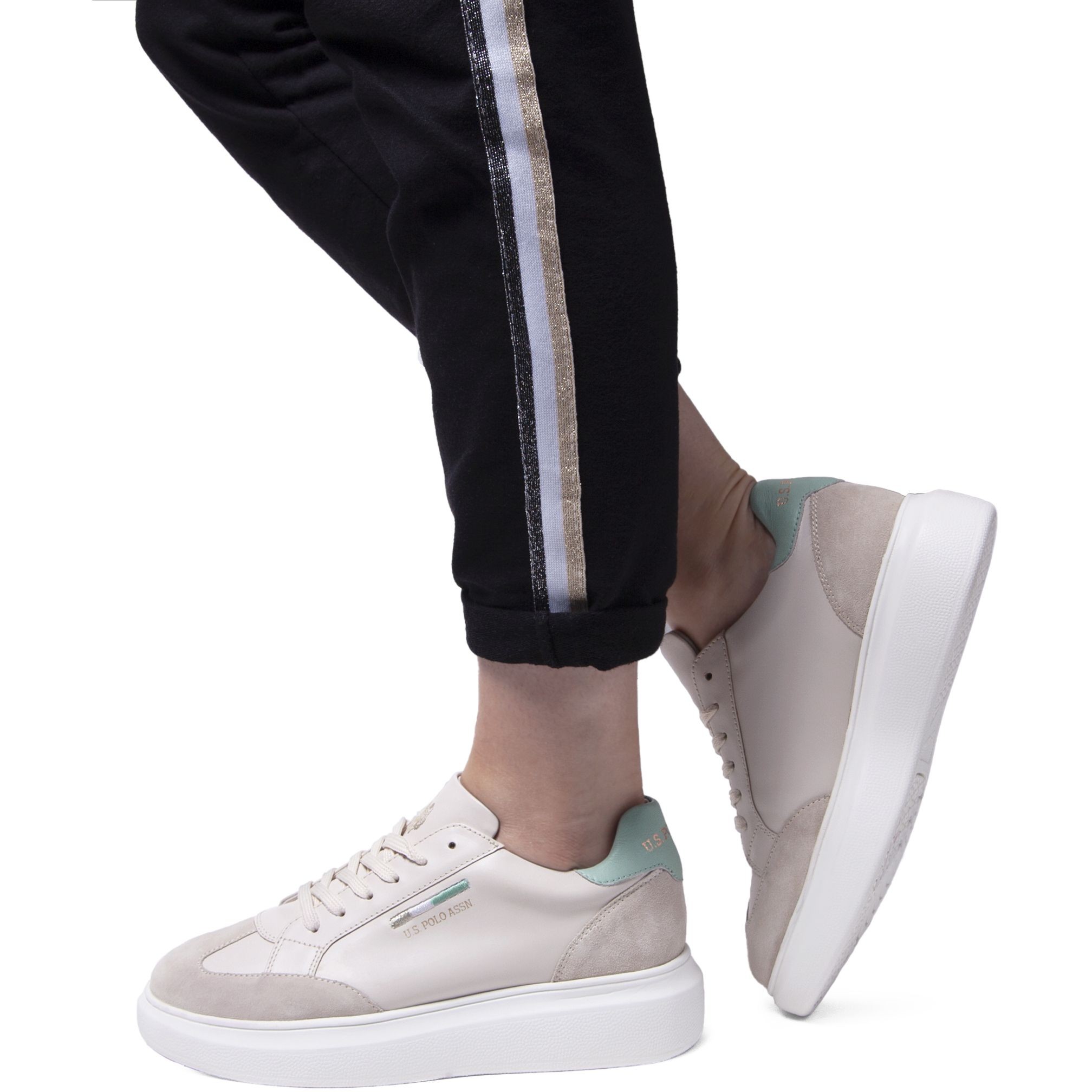 U.S.POLO Sportiniai bateliai moterims, Smėlio, SPORT SHOE 6