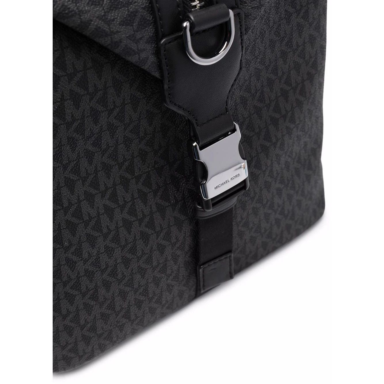 MICHAEL KORS Rankinė, krepšys vyrams, Juoda, Hudson logo weekender bag 3